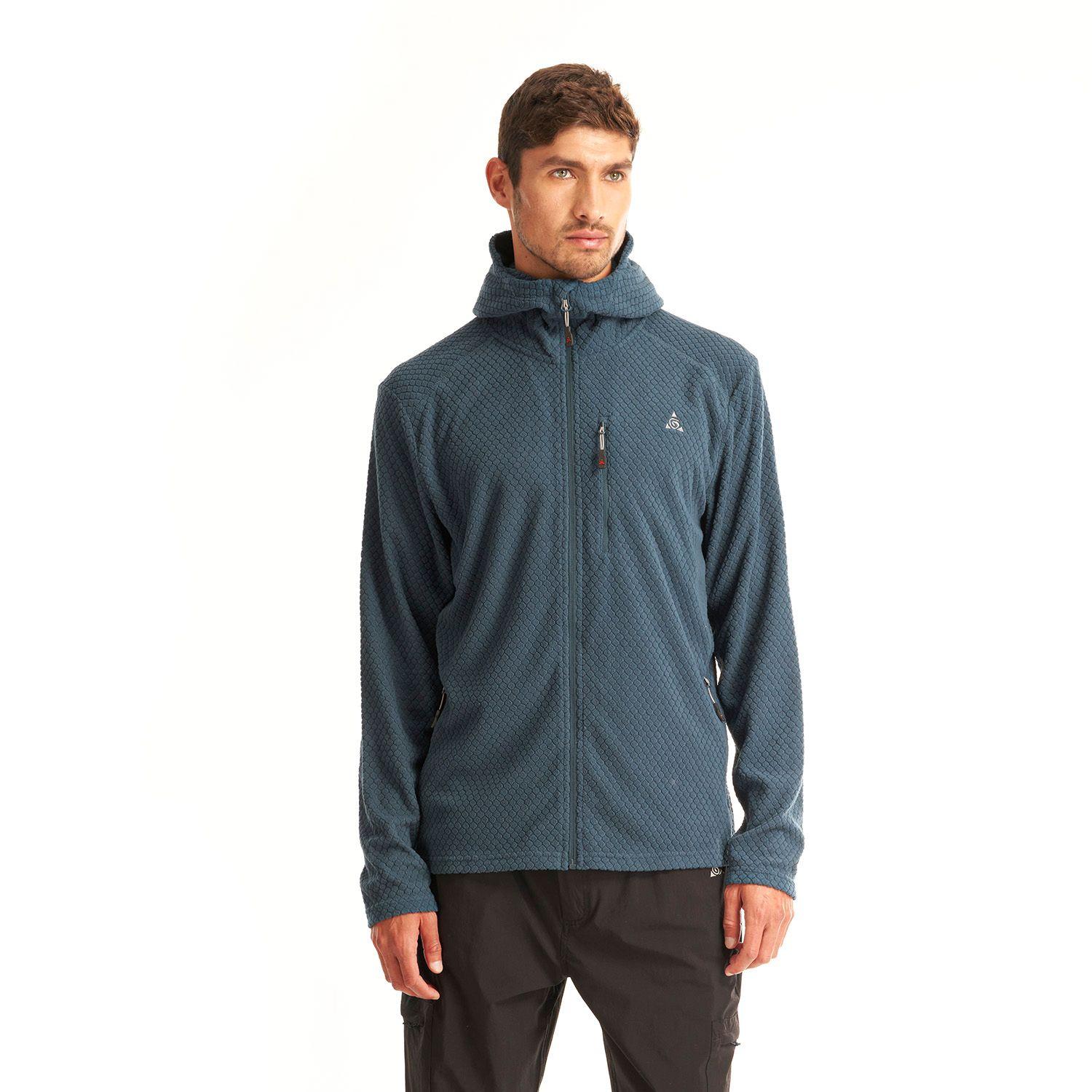 Poleron Hombre Secoya Hoody Azul Marino Geography-1