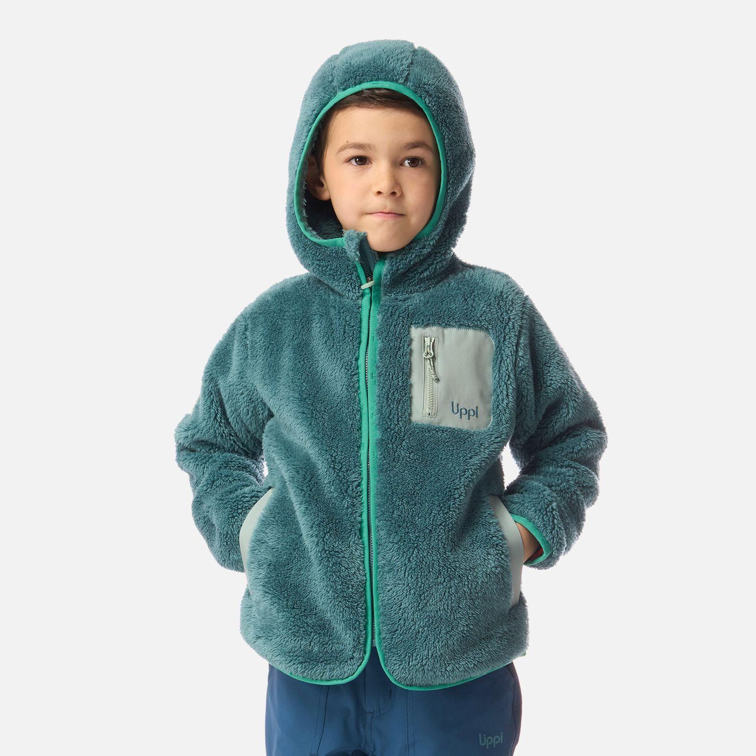 Polar Niño Bear Shaggy-Pro Hoody Jacket Petroleo Claro Lippi-0
