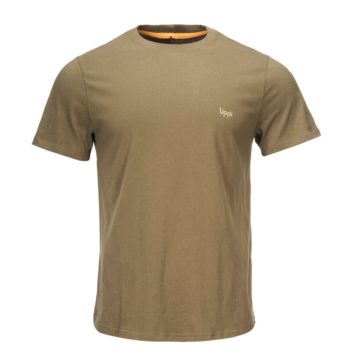 Polera Hombre Terra UV-Stop T-Shirt Oliva Oscuro Lippi-0