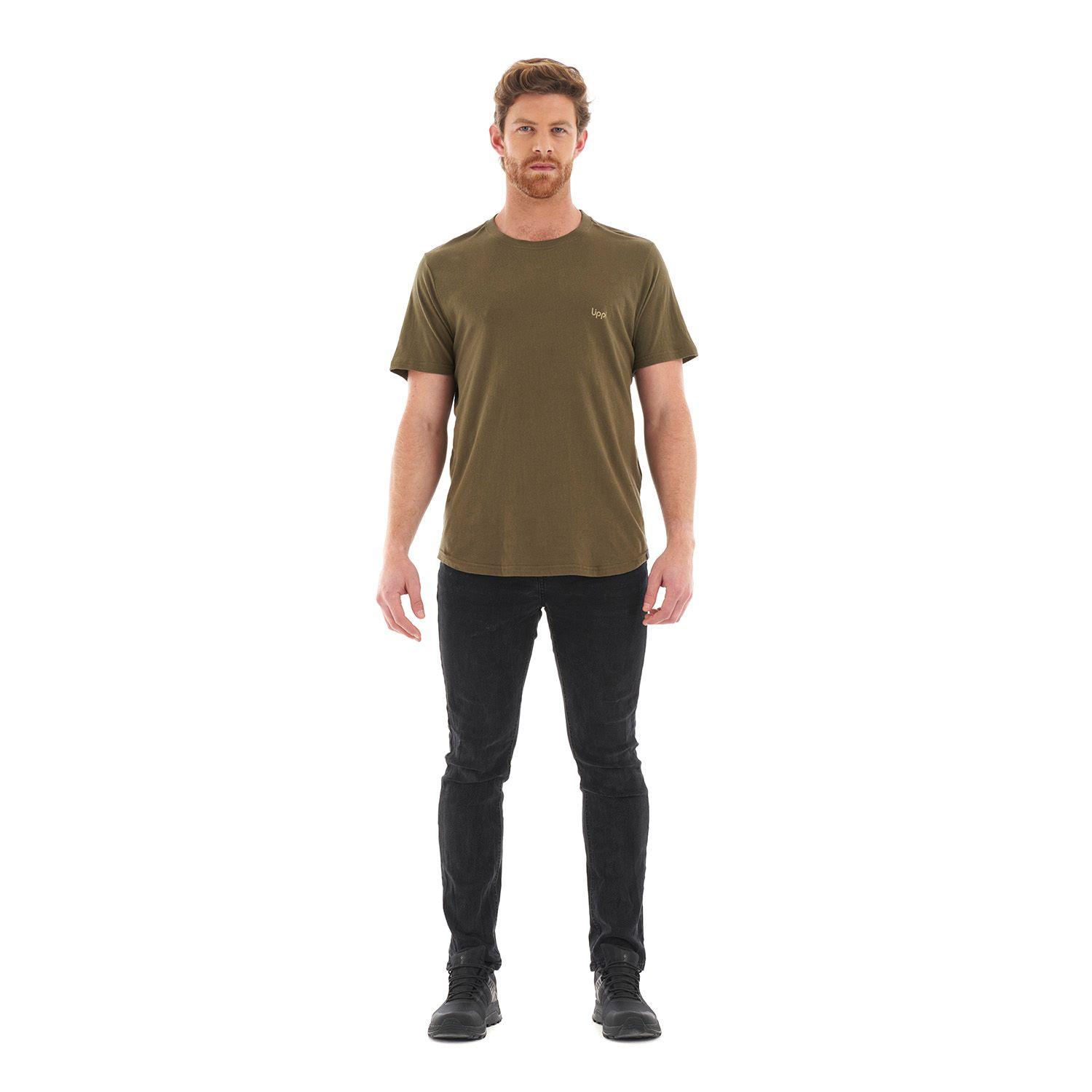 Polera Hombre Terra UV-Stop T-Shirt Oliva Oscuro Lippi-7