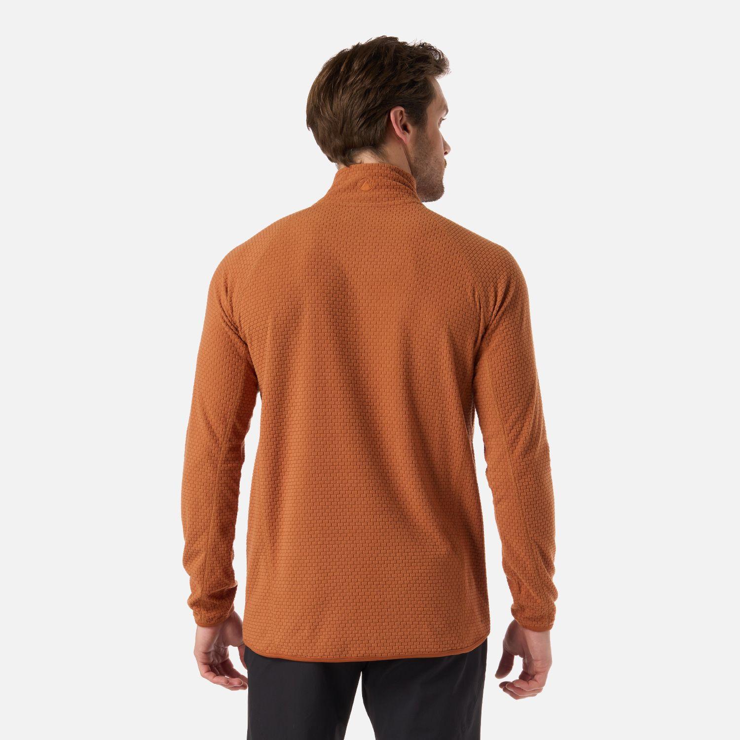 Polerón Hombre Jacaranda Nano-F 1/4 Zip Terracota Lippi V26-2
