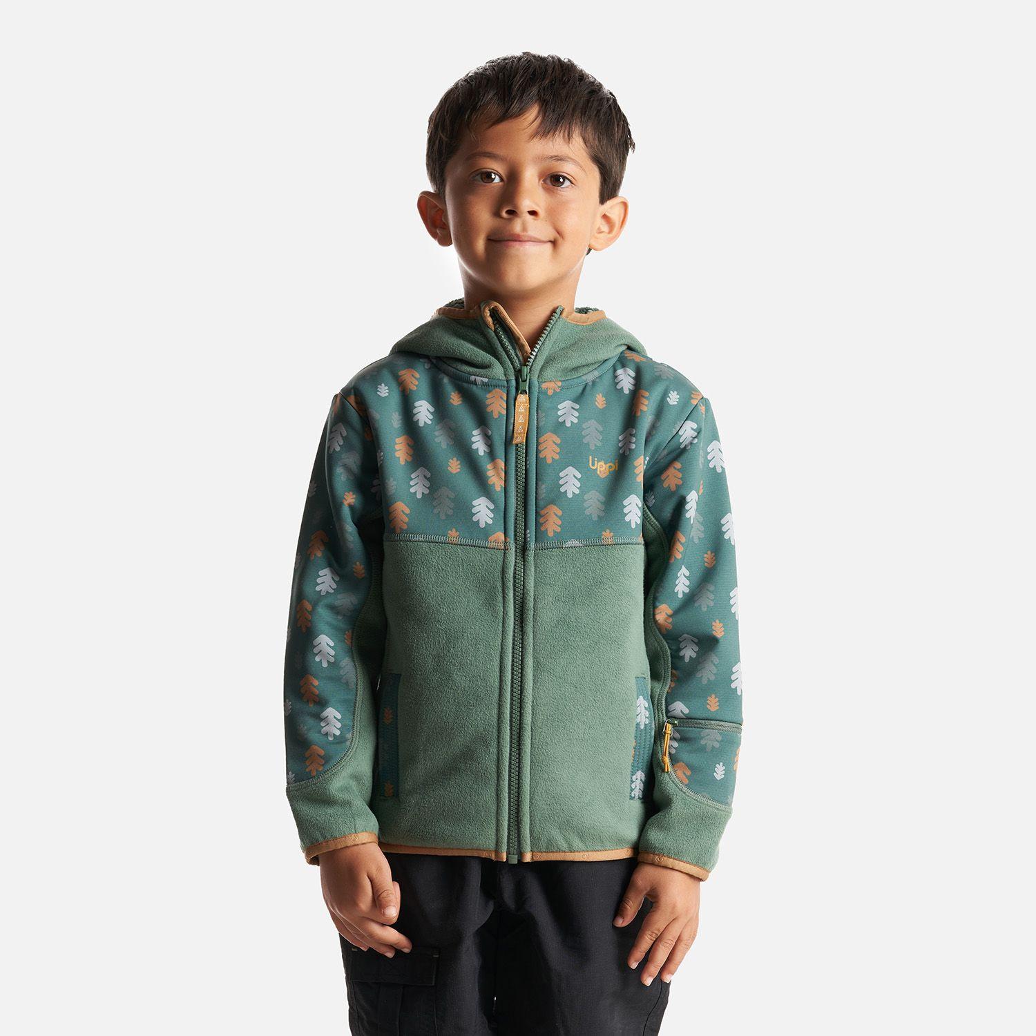 Chaqueta Niño Grillo Therm-Pro Hoody Jacket Verde Botella Lippi-1