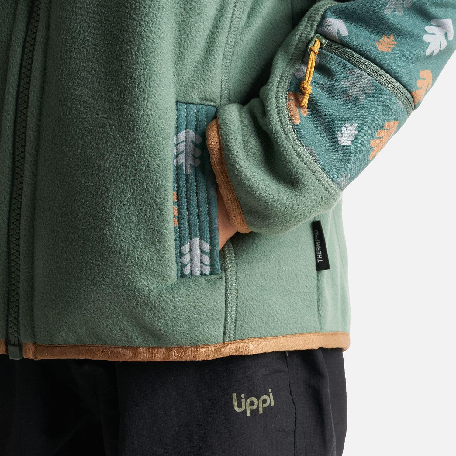 Chaqueta Niño Grillo Therm-Pro Hoody Jacket Verde Botella Lippi-5