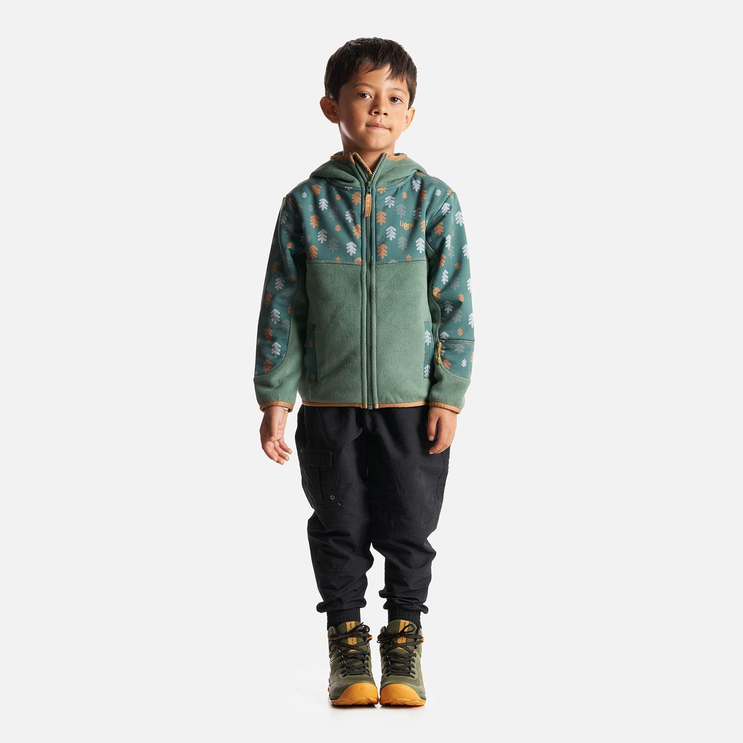 Chaqueta Niño Grillo Therm-Pro Hoody Jacket Verde Botella Lippi-6