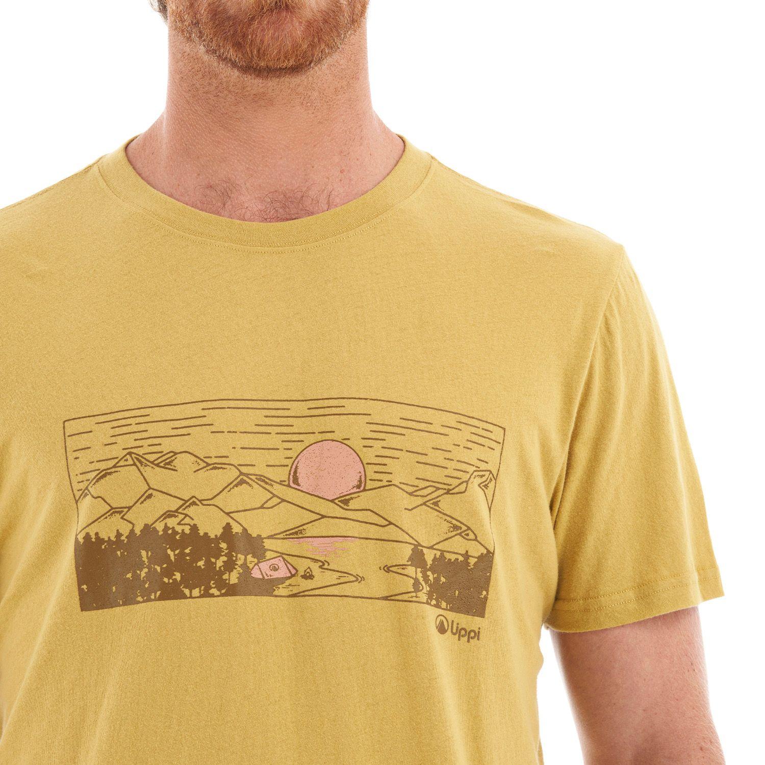 Polera Hombre Dawn UV-Stop T-Shirt Mostaza Lippi-5