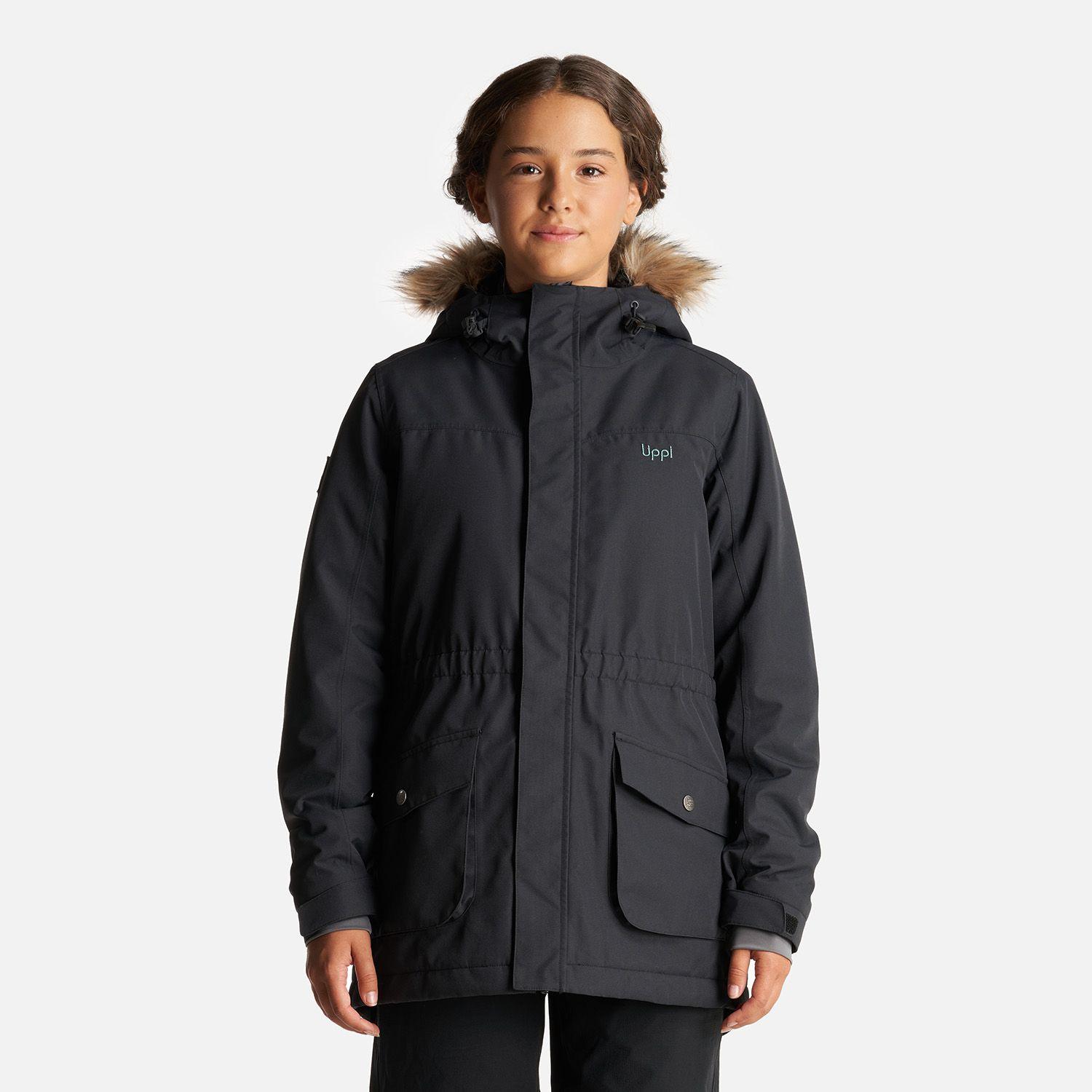 Chaqueta Teen Girl Roble B-Dry Hoody Jacket Negro Lippi-1
