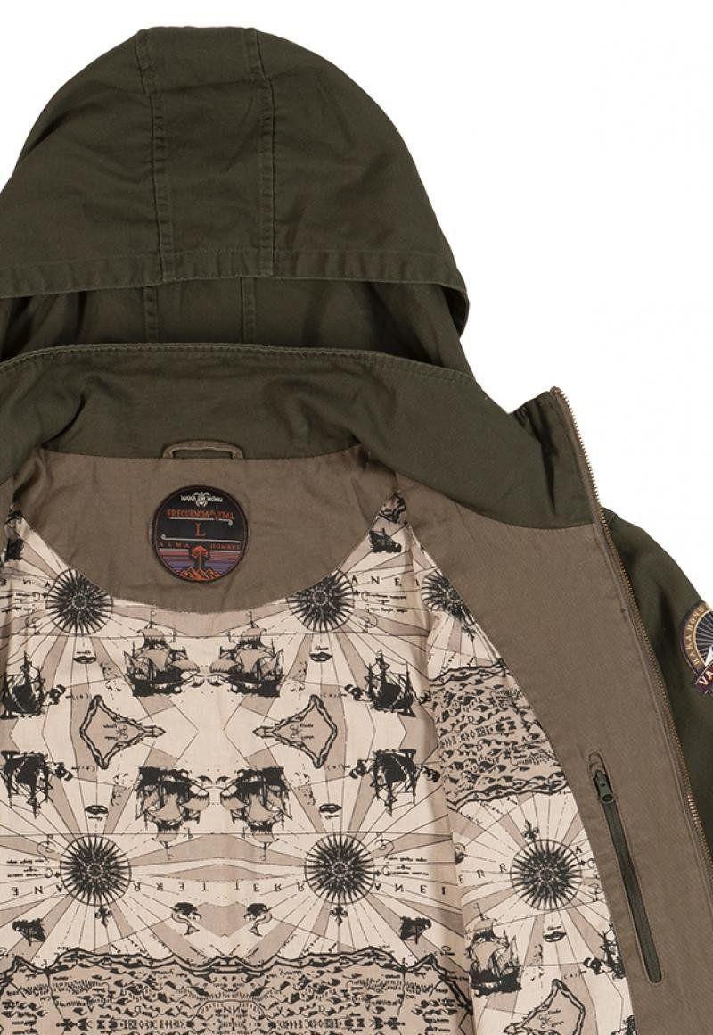 Chaqueta Hombre Vaga Mundo Oliva Haka Honu-2