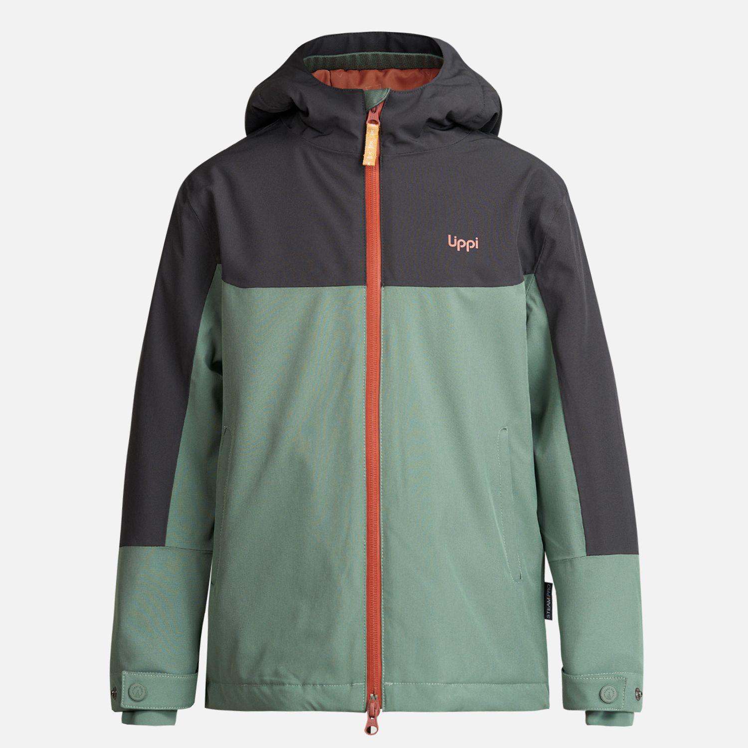 Chaqueta Niño Sierra Nevada B-Dry Steam-Pro Hoody Jacket Verde Botella/Negro Lippi-0