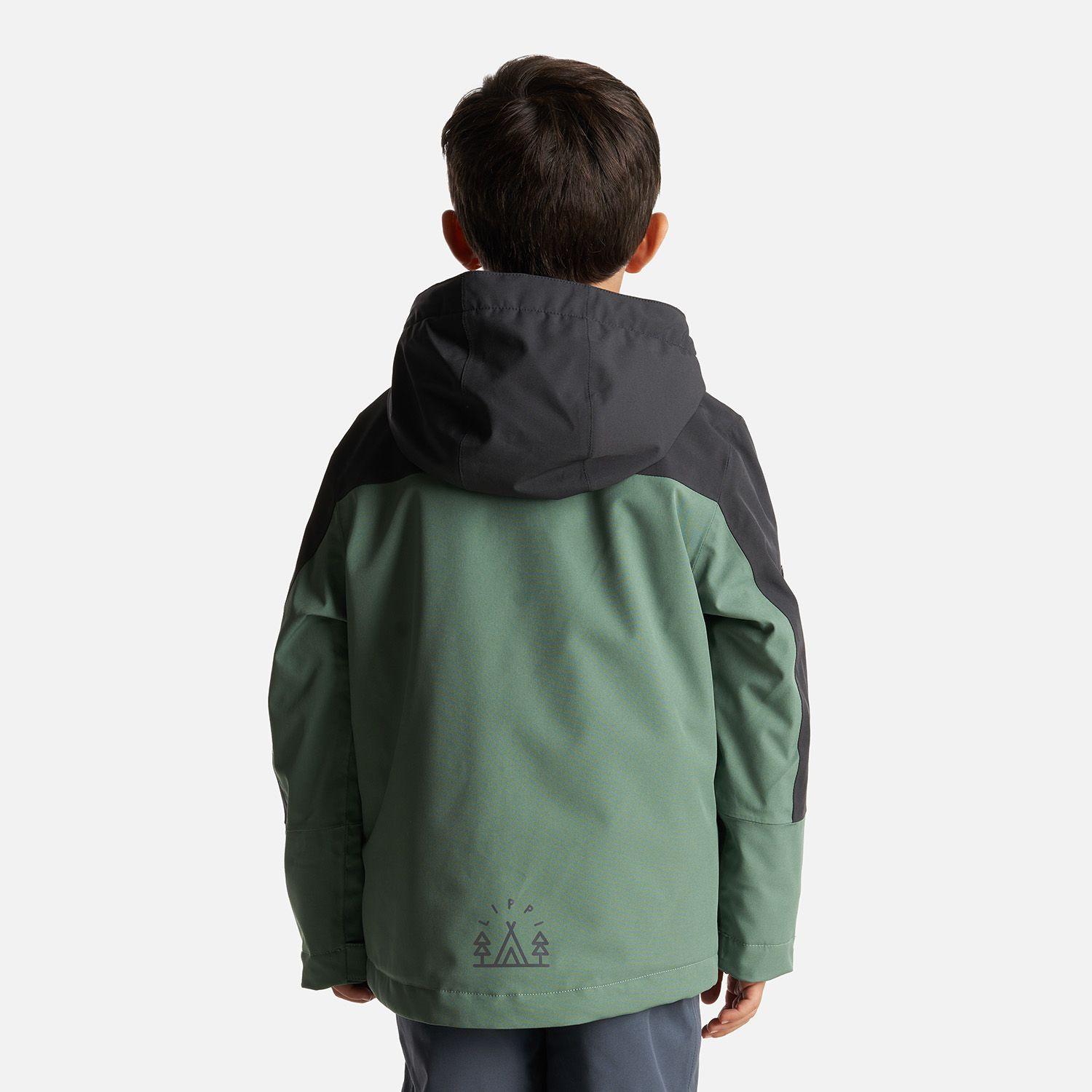 Chaqueta Niño Sierra Nevada B-Dry Steam-Pro Hoody Jacket Verde Botella/Negro Lippi-3