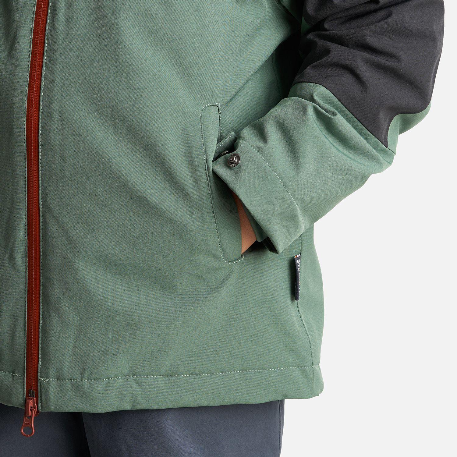 Chaqueta Niño Sierra Nevada B-Dry Steam-Pro Hoody Jacket Verde Botella/Negro Lippi-5
