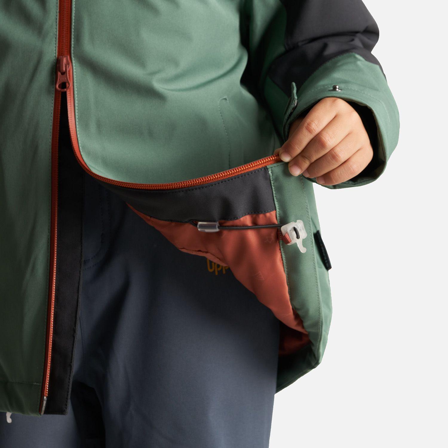 Chaqueta Niño Sierra Nevada B-Dry Steam-Pro Hoody Jacket Verde Botella/Negro Lippi-6