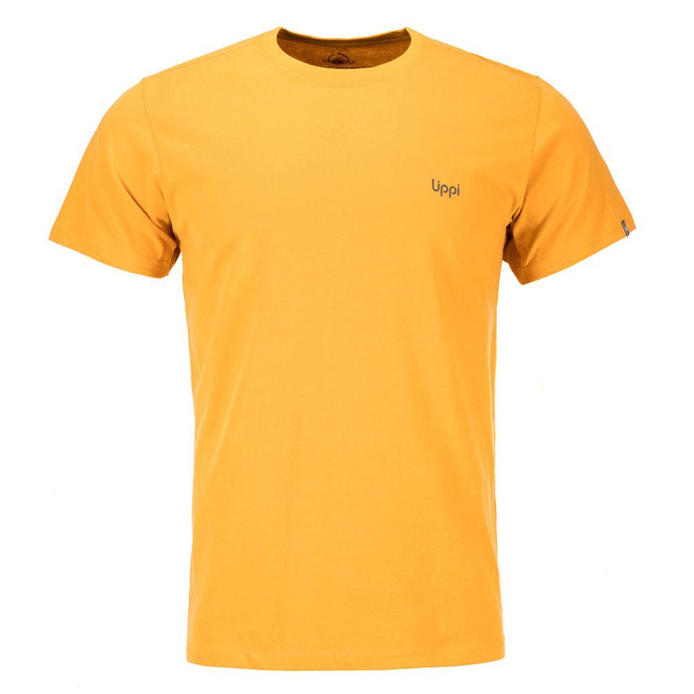 Polera Hombre Ulmo Cotton UV-Stop T-Shirt Mostaza Lippi-0