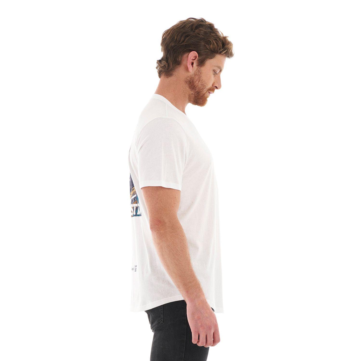 Polera Hombre Cerro Castillo T-Shirt Blanco Lippi-3