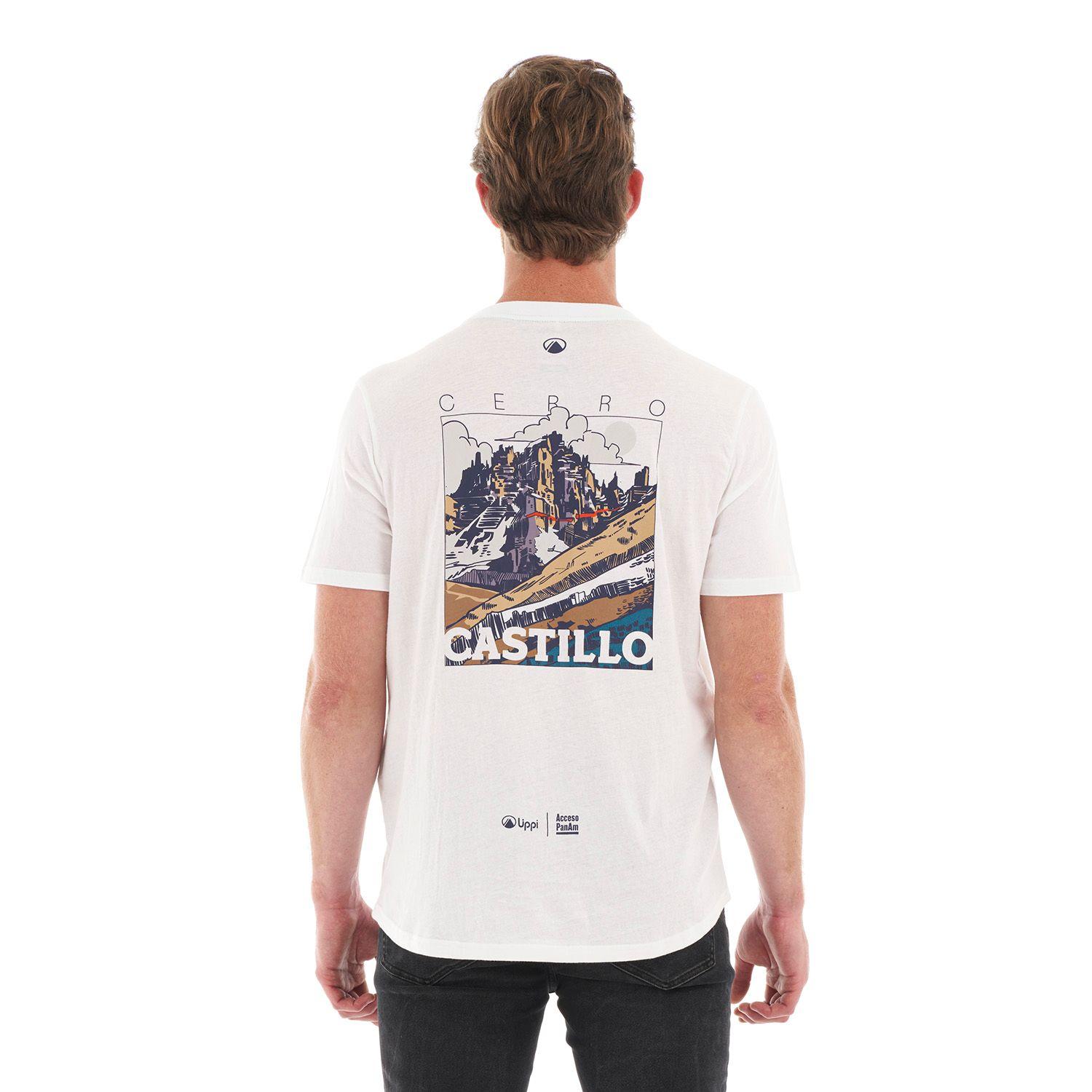 Polera Hombre Cerro Castillo T-Shirt Blanco Lippi-5