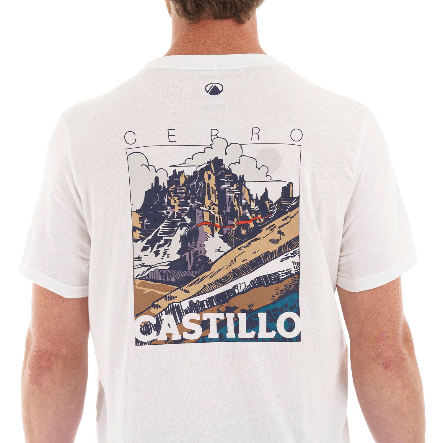 Polera Hombre Cerro Castillo T-Shirt Blanco Lippi-6