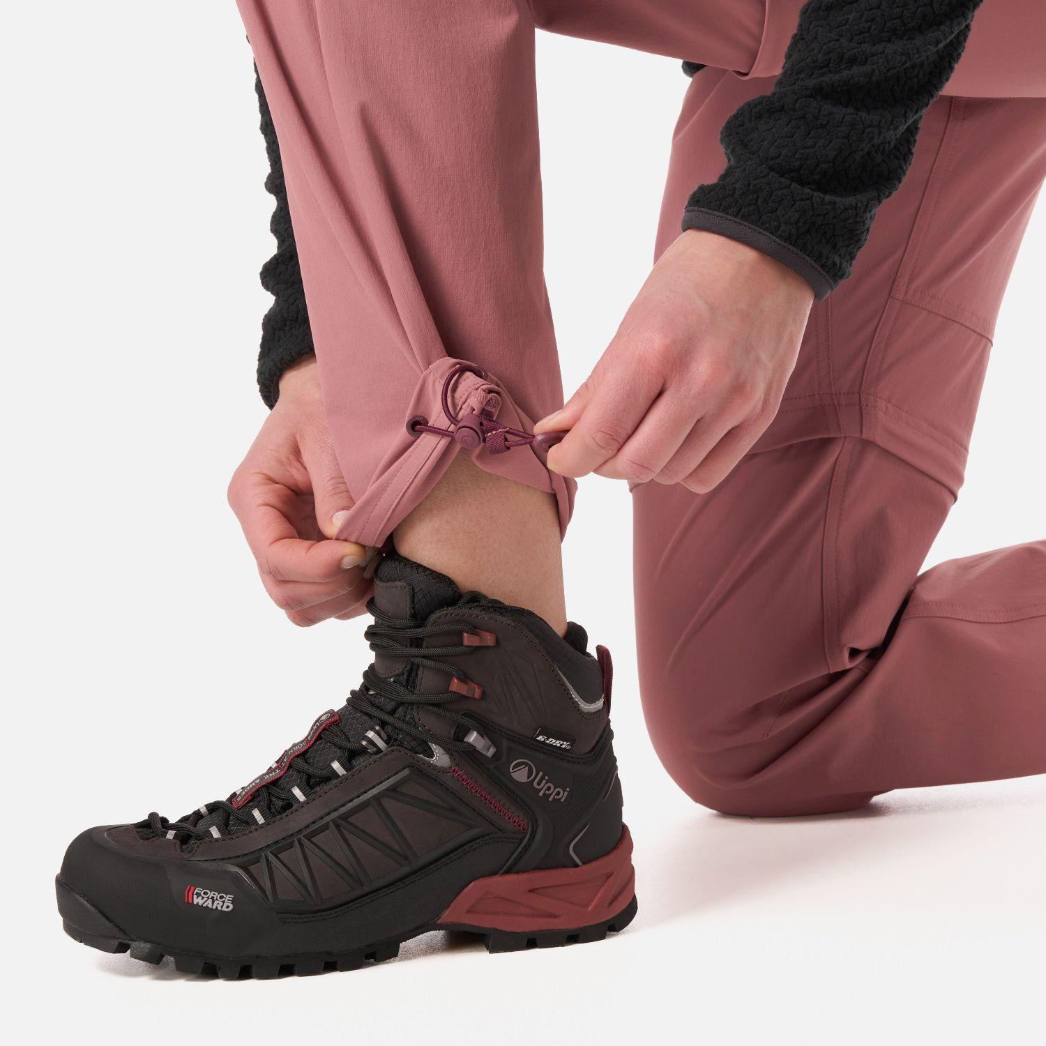 Pantalón Mujer Lennox Q-Dry Mix-2 Pants Rosa Oscuro Lippi V26-5