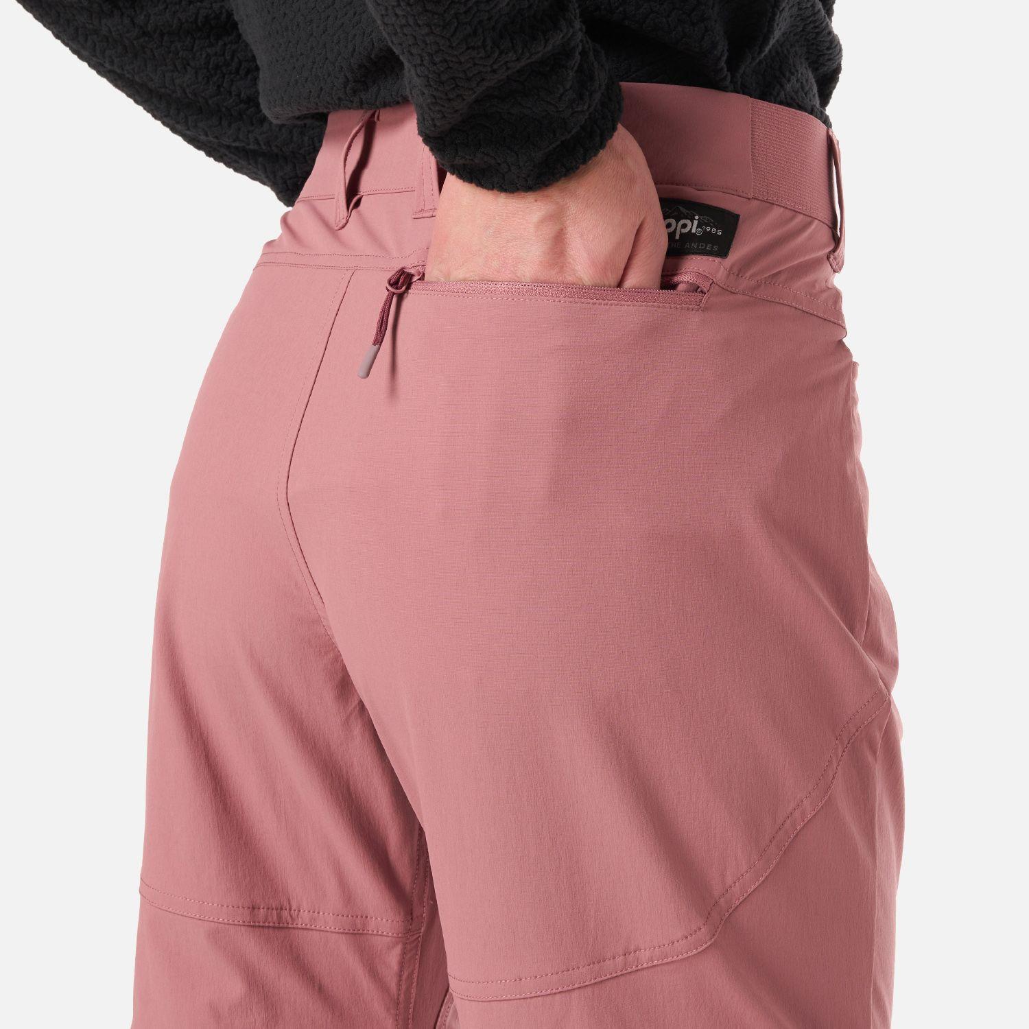 Pantalón Mujer Lennox Q-Dry Mix-2 Pants Rosa Oscuro Lippi V26-6
