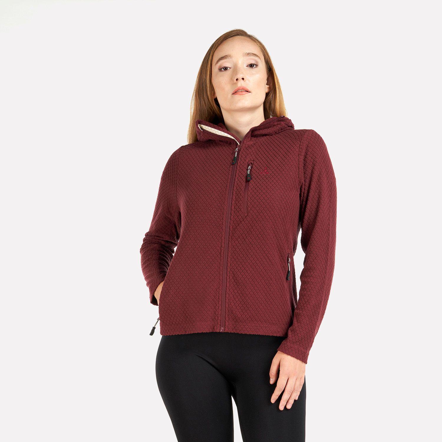 Poleron Mujer Secoya Hoody Frambuesa Geography-1