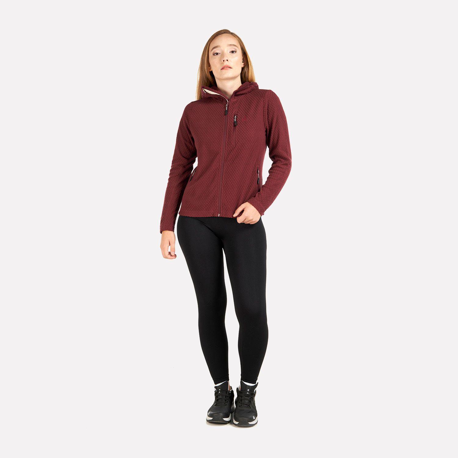 Poleron Mujer Secoya Hoody Frambuesa Geography-5
