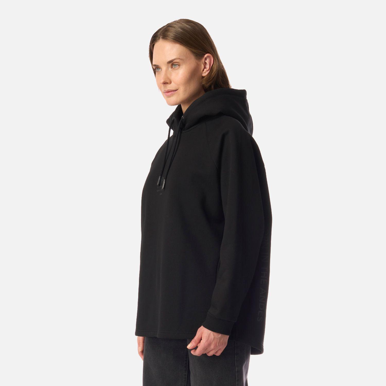 Polerón Mujer Heavy Duty Hoody Sweatshirt Negro Lippi-1