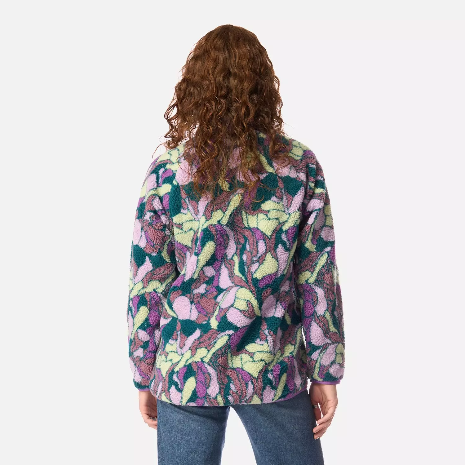 Polar Mujer Zip-porrito Print Morado Haka Honu I26-2