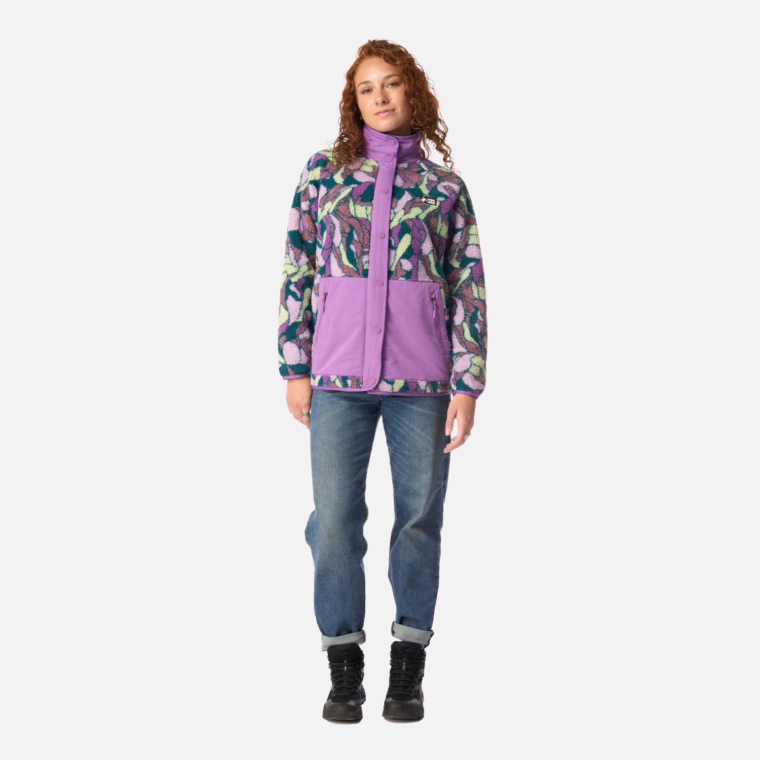 Polar Mujer Zip-porrito Print Morado Haka Honu I26-6