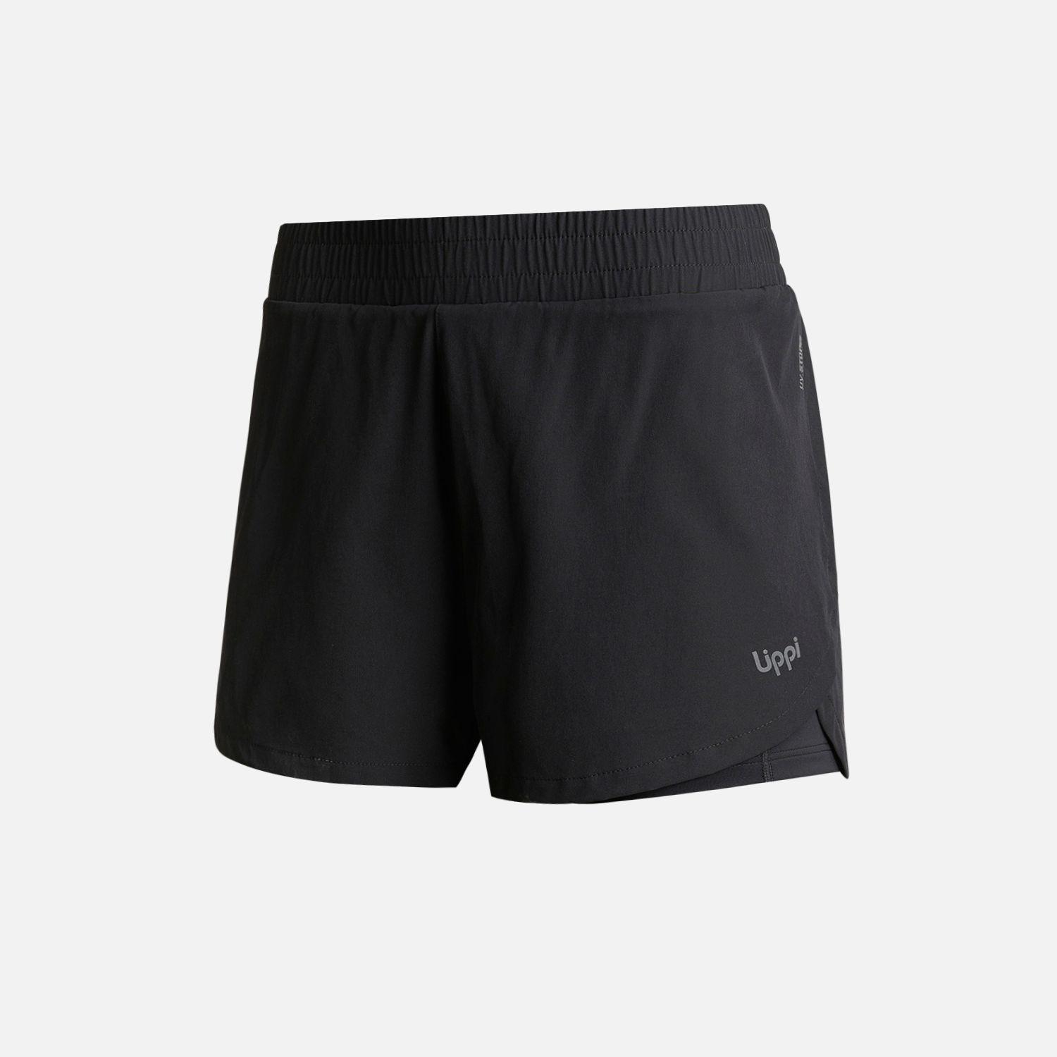 Short Mujer  Go For It Shorts Negro Lippi-0