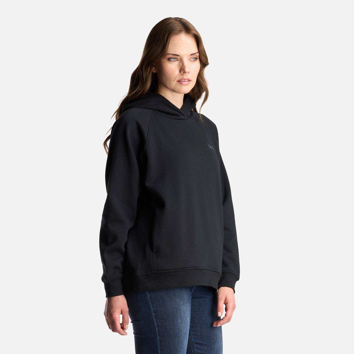 Poleron Mujer Ulmo Hoody Sweatshirt Negro Lippi I24-2