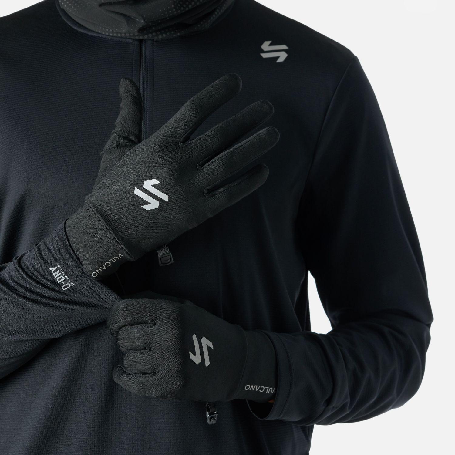 Guantes Speed Therm Gloves Negro Vulcano-1