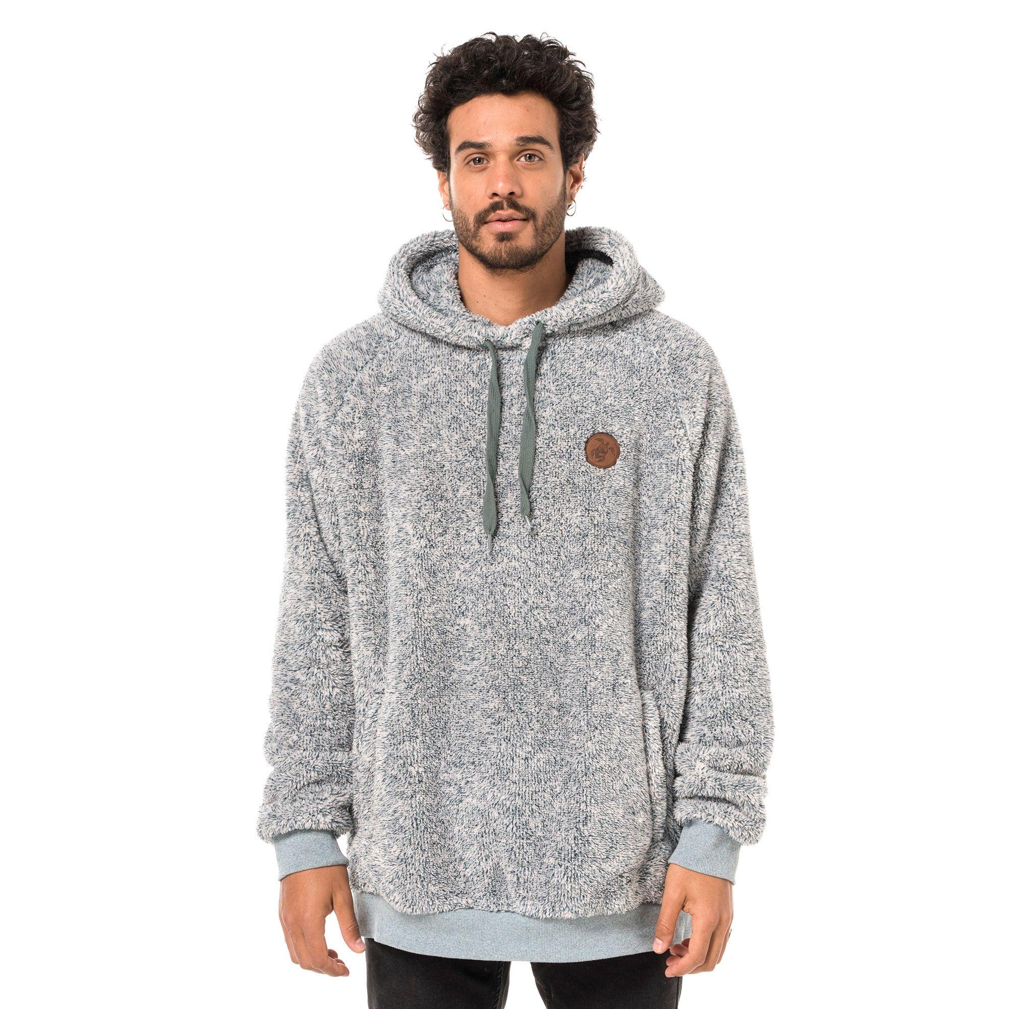 Poleron Hombre Cangur-oso Verde Haka Honu-0