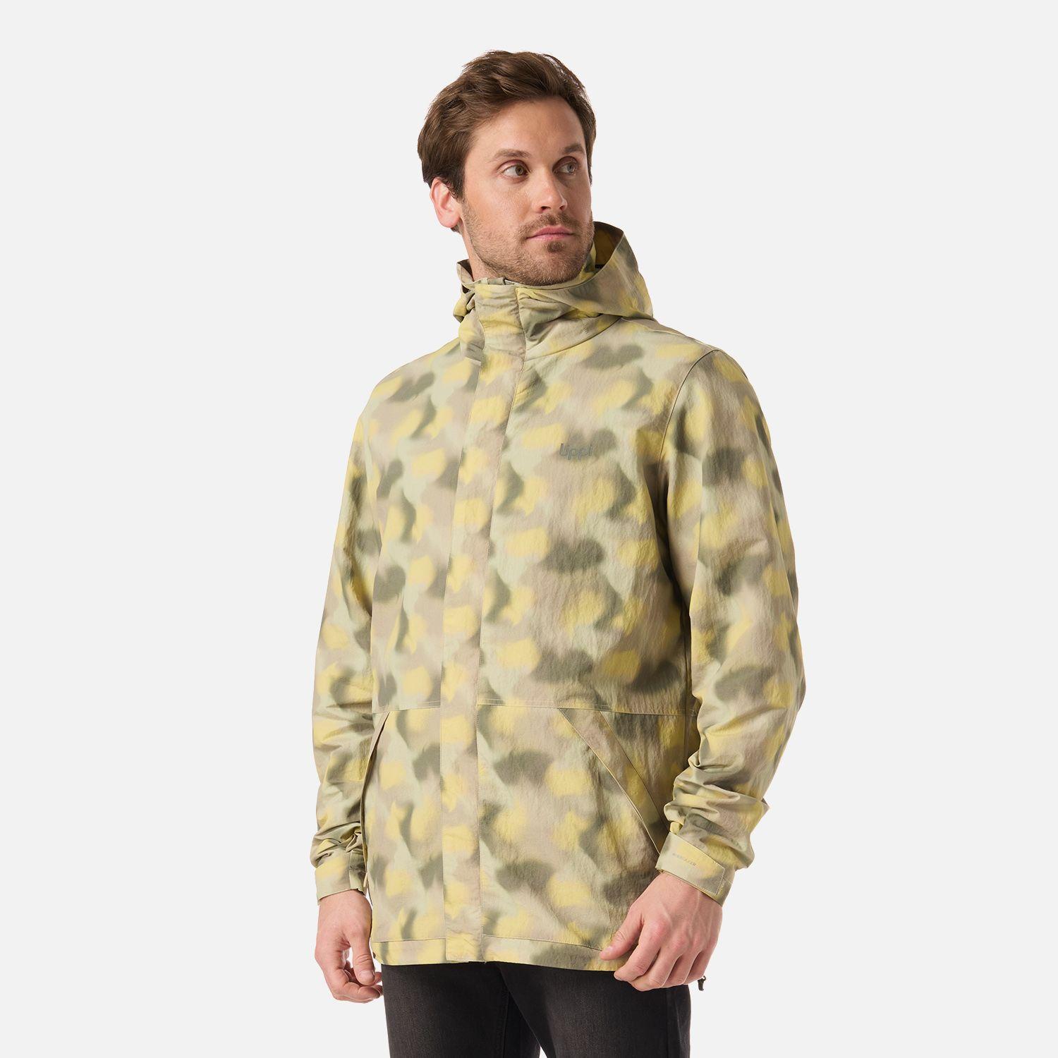 Chaqueta Hombre CityMe WindBreaker Hoody Jacket Print Verde Lippi V26-1