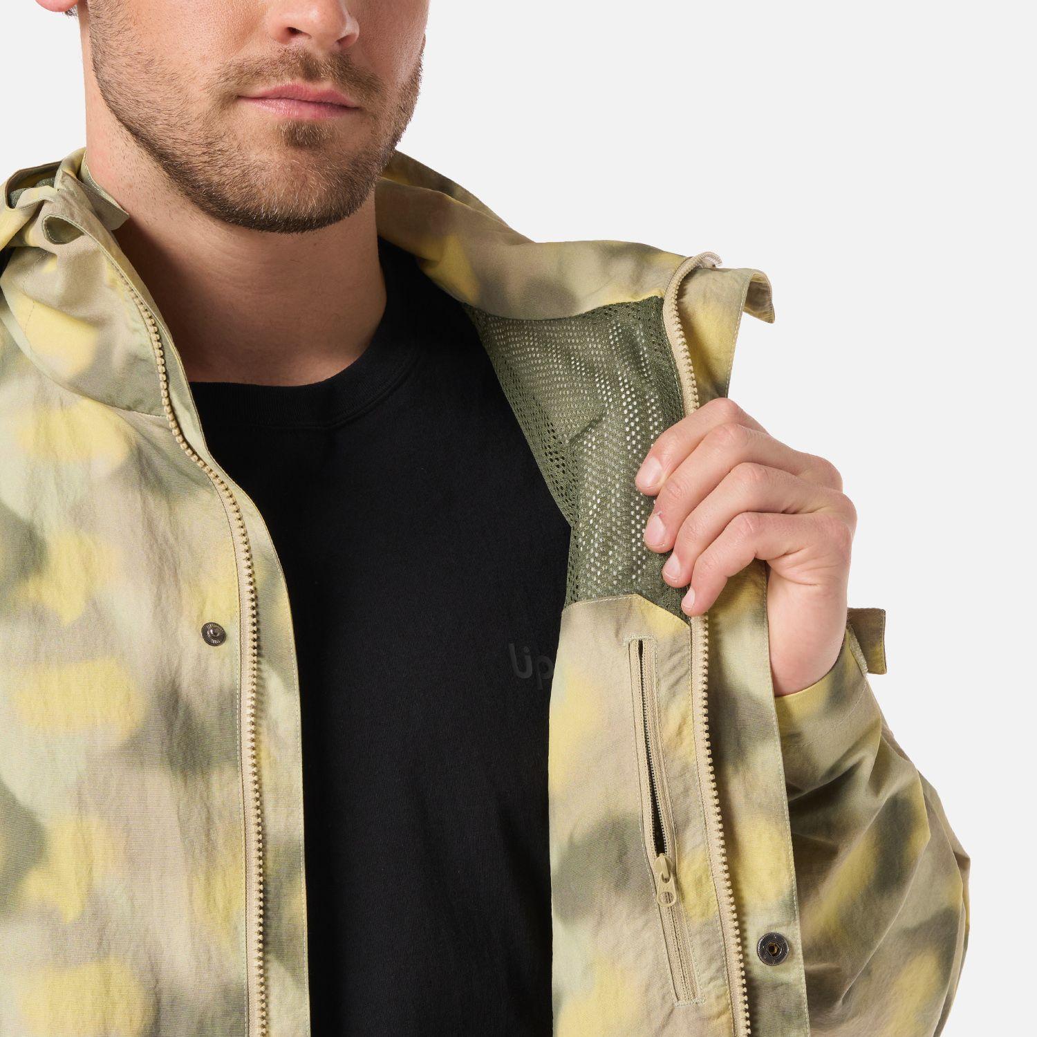 Chaqueta Hombre CityMe WindBreaker Hoody Jacket Print Verde Lippi V26-6