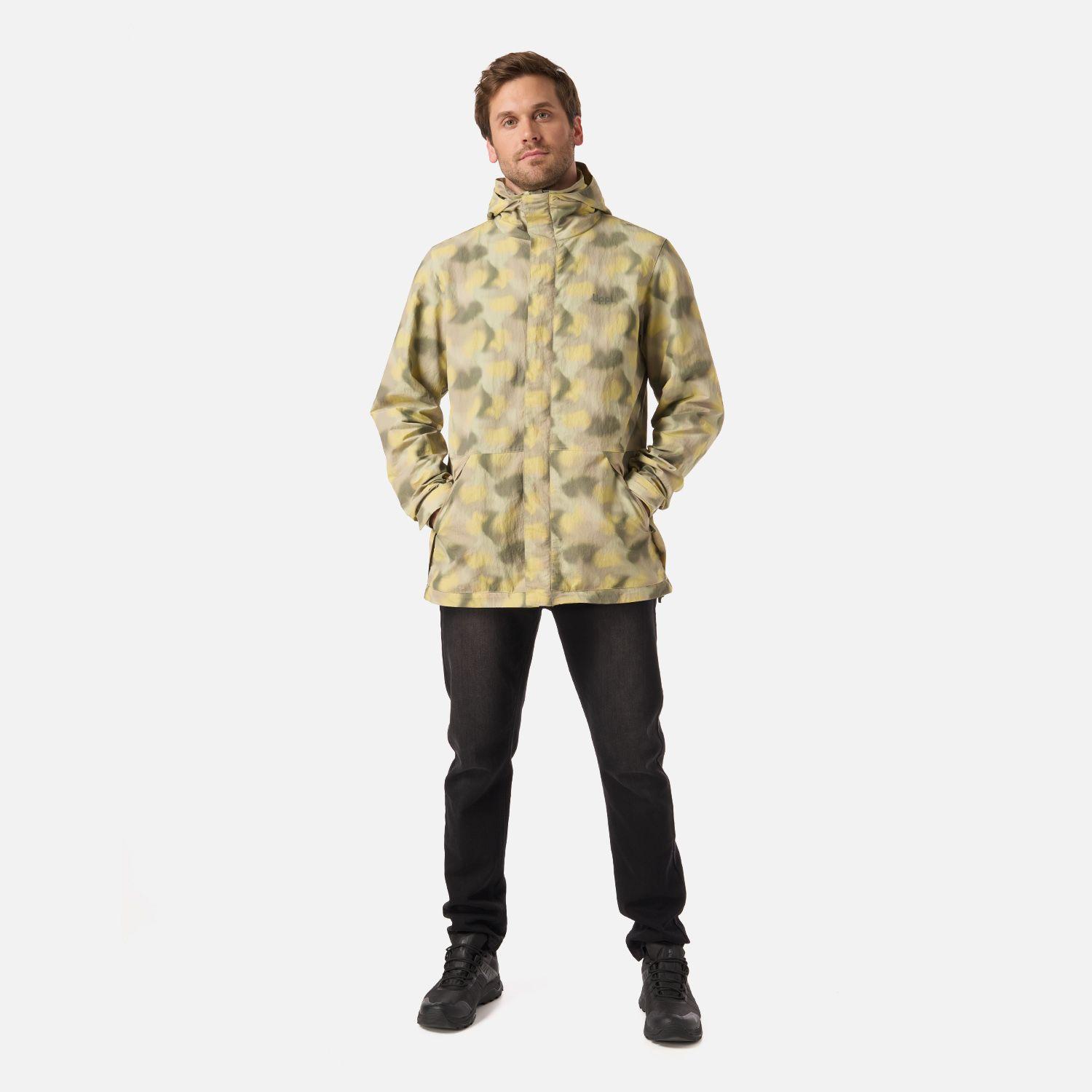 Chaqueta Hombre CityMe WindBreaker Hoody Jacket Print Verde Lippi V26-7