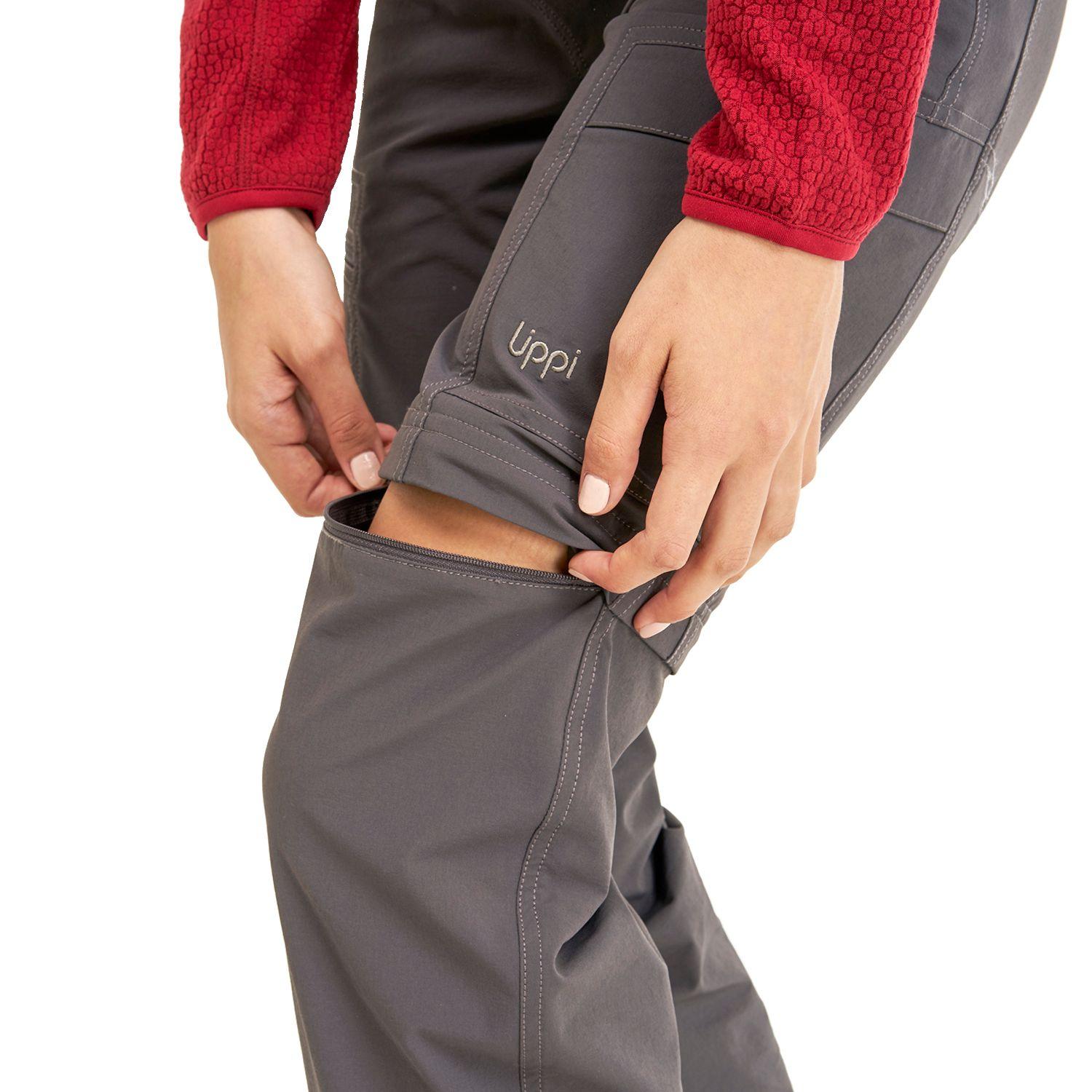 Pantalon Mujer Enduring Mix-2 Q-Dry Pants Gris Medio Lippi I21-6