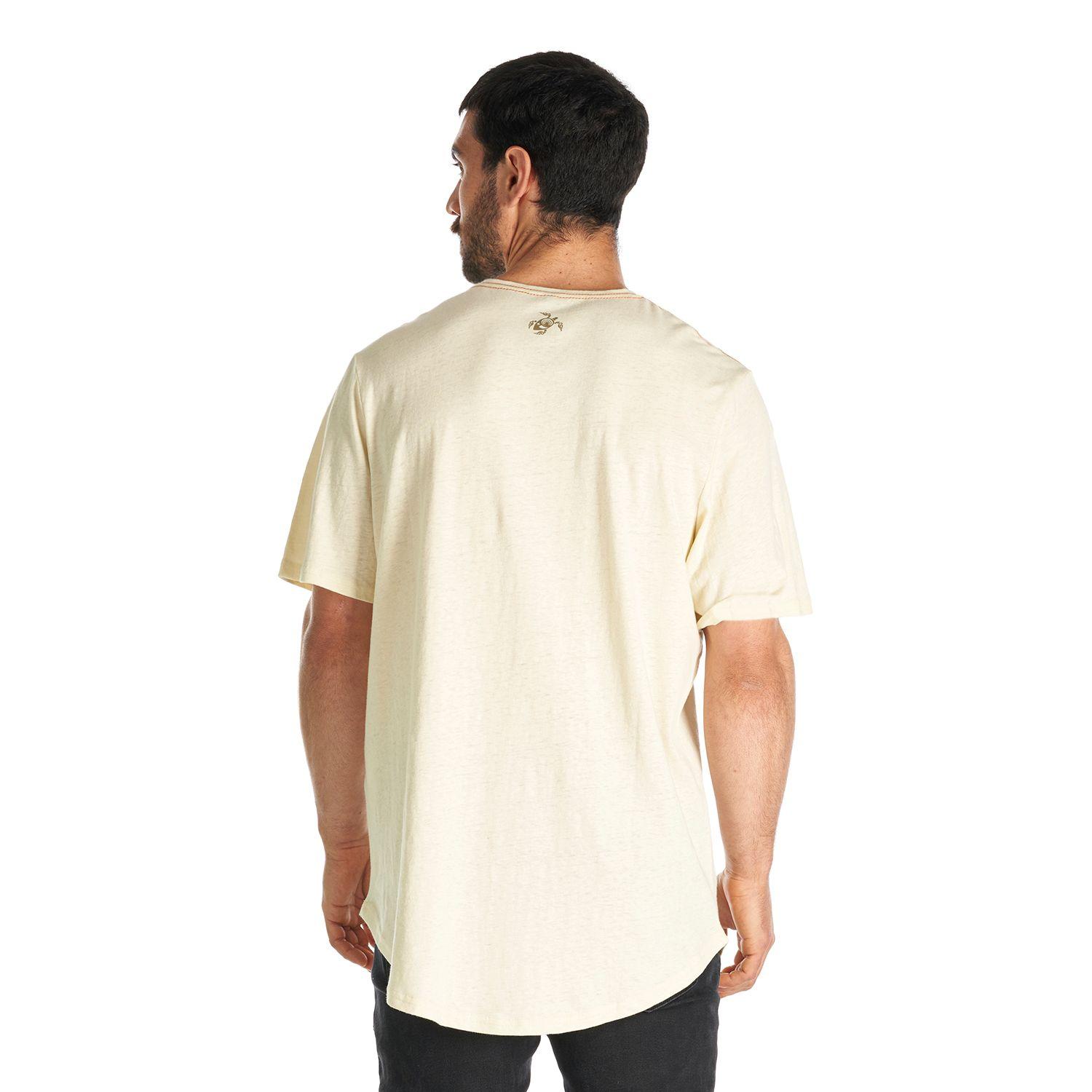 Polera Hombre Natural Crudo Haka Honu V22-5