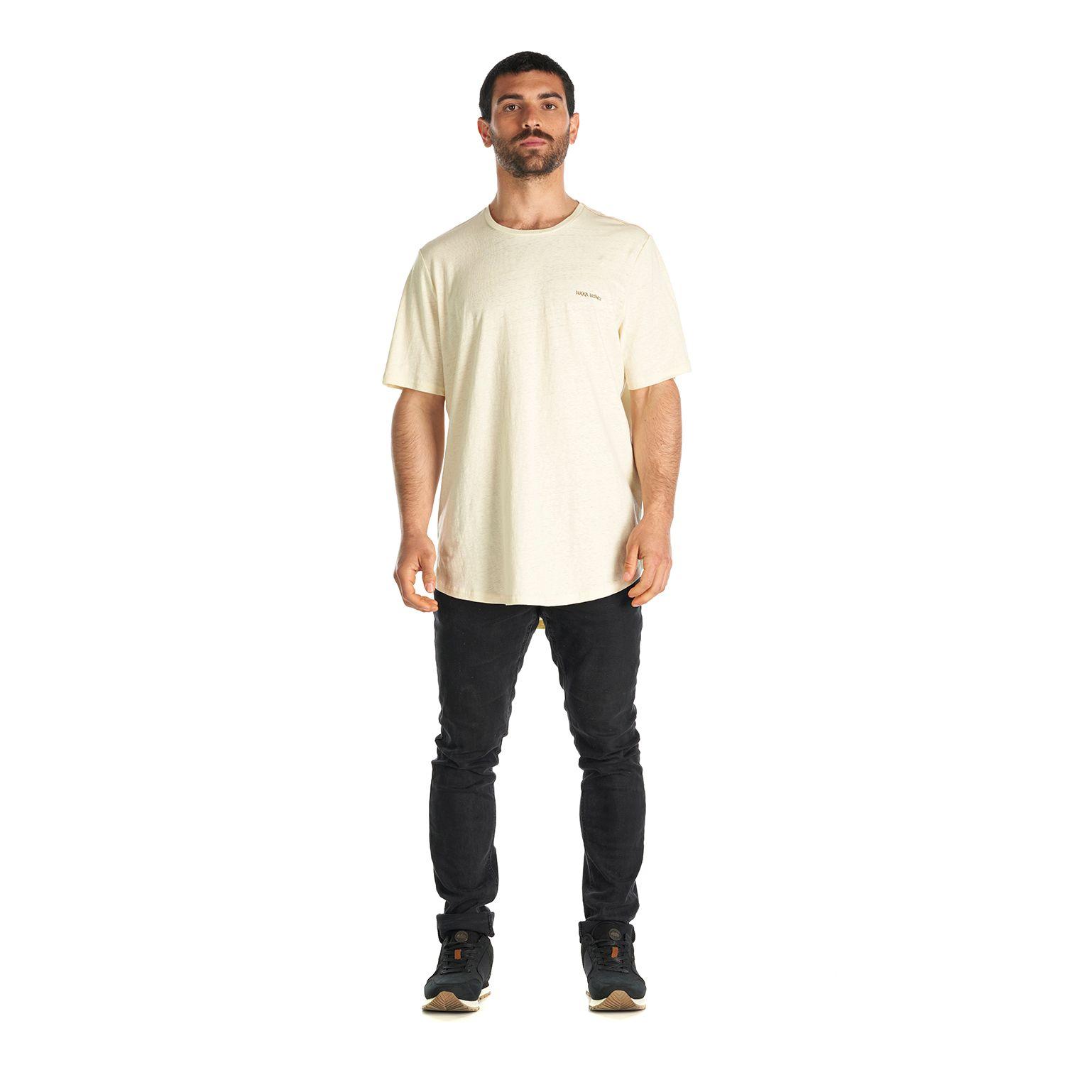 Polera Hombre Natural Crudo Haka Honu V22-6