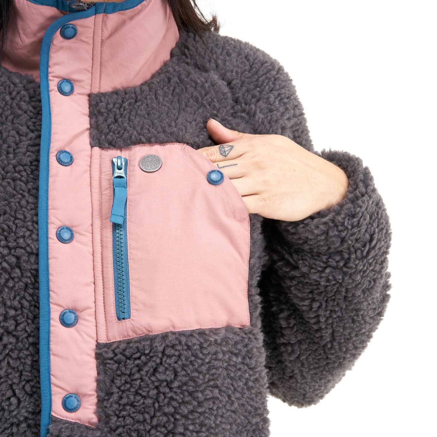 Chaqueta Mujer Zip-porrito Gris Haka Honu-5