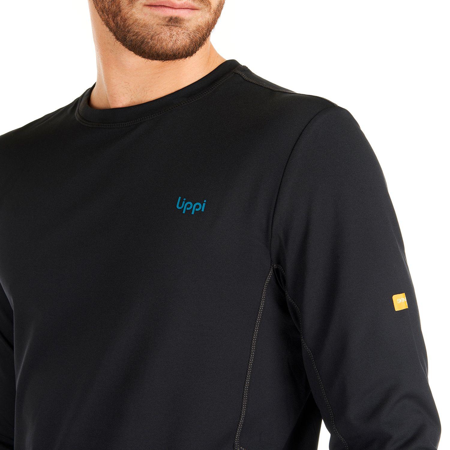 Primera Capa Hombre Skintec 2000 Warm Top Negro Lippi V20-6