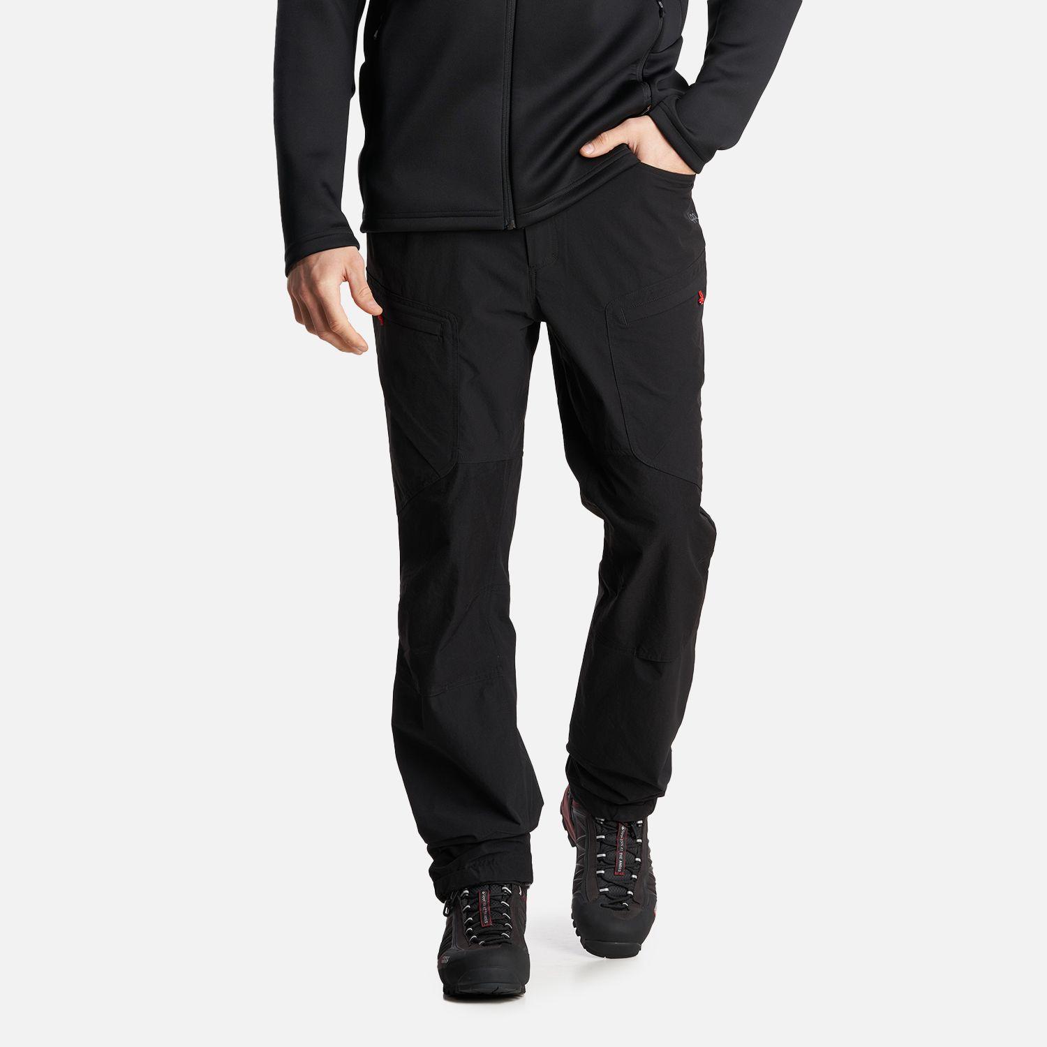 Pantalon Hombre Wollaston Mountain Q-Dry Regular Fit Pants Negro Lippi I24-1