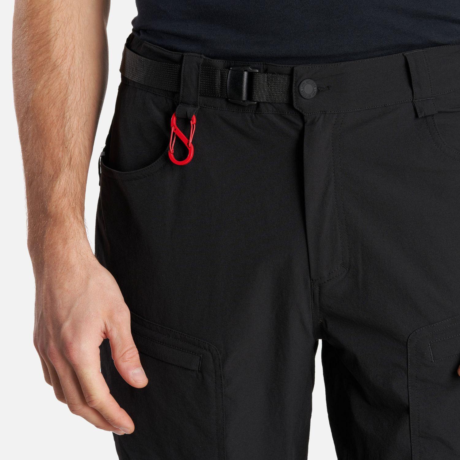 Pantalon Hombre Wollaston Mountain Q-Dry Regular Fit Pants Negro Lippi I24-4