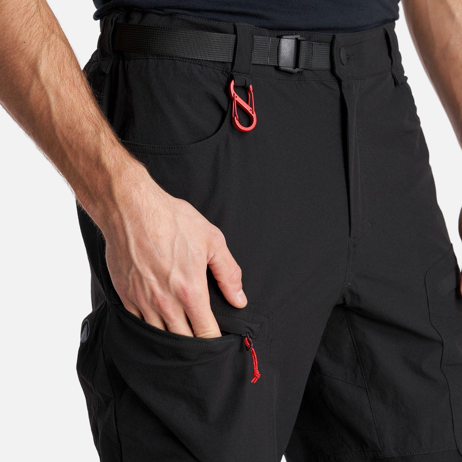 Pantalon Hombre Wollaston Mountain Q-Dry Regular Fit Pants Negro Lippi I24-5