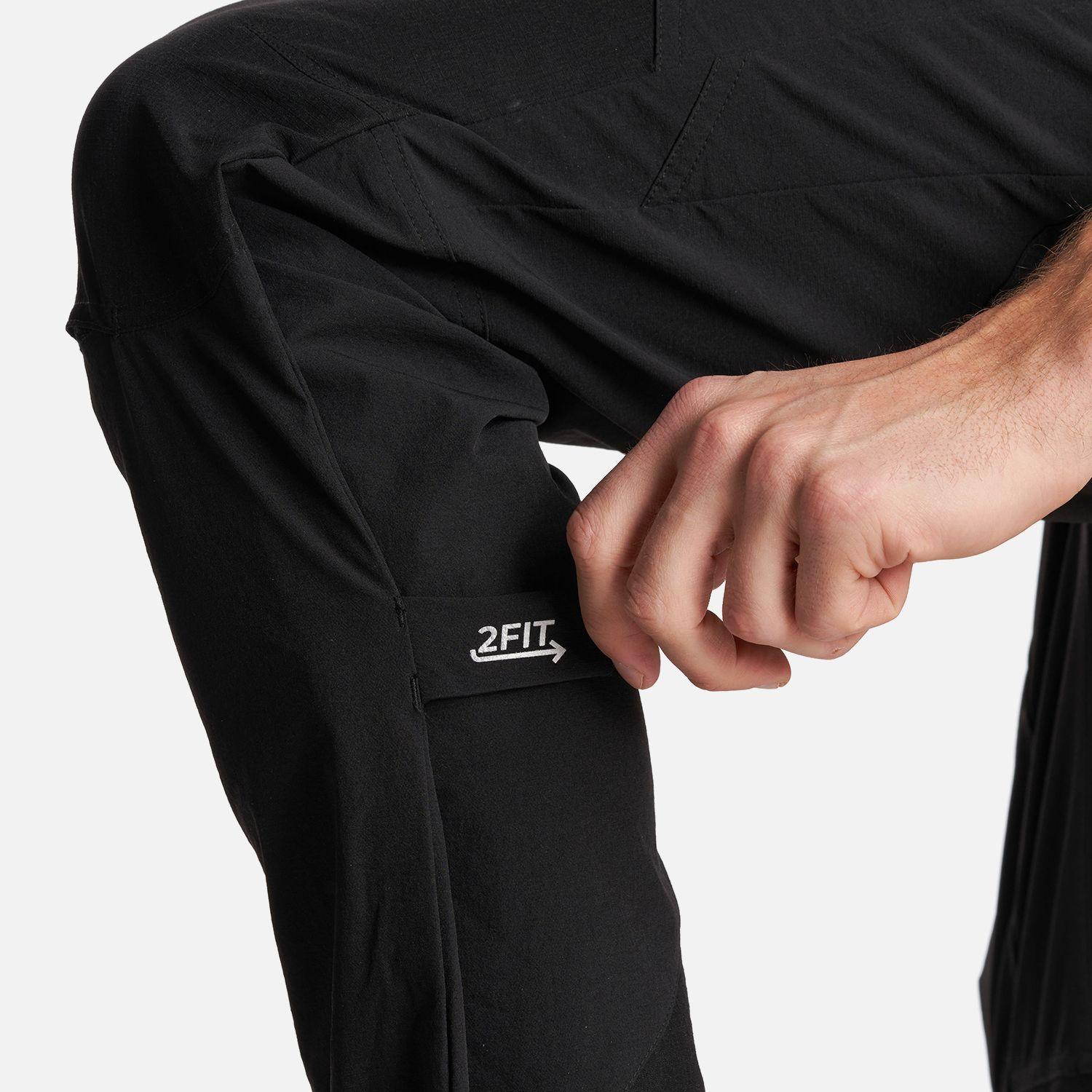 Pantalon Hombre Wollaston Mountain Q-Dry Regular Fit Pants Negro Lippi I24-6