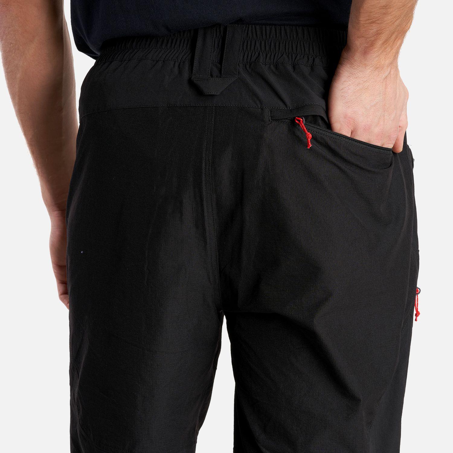 Pantalon Hombre Wollaston Mountain Q-Dry Regular Fit Pants Negro Lippi I24-9