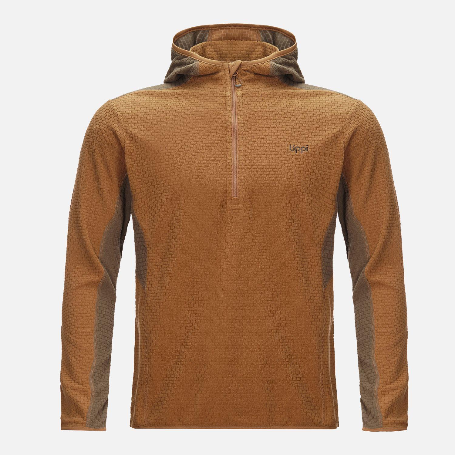Poleron Teen Boy Mild Nano-F 14 Zip Hoody Café Pardo Lippi-0