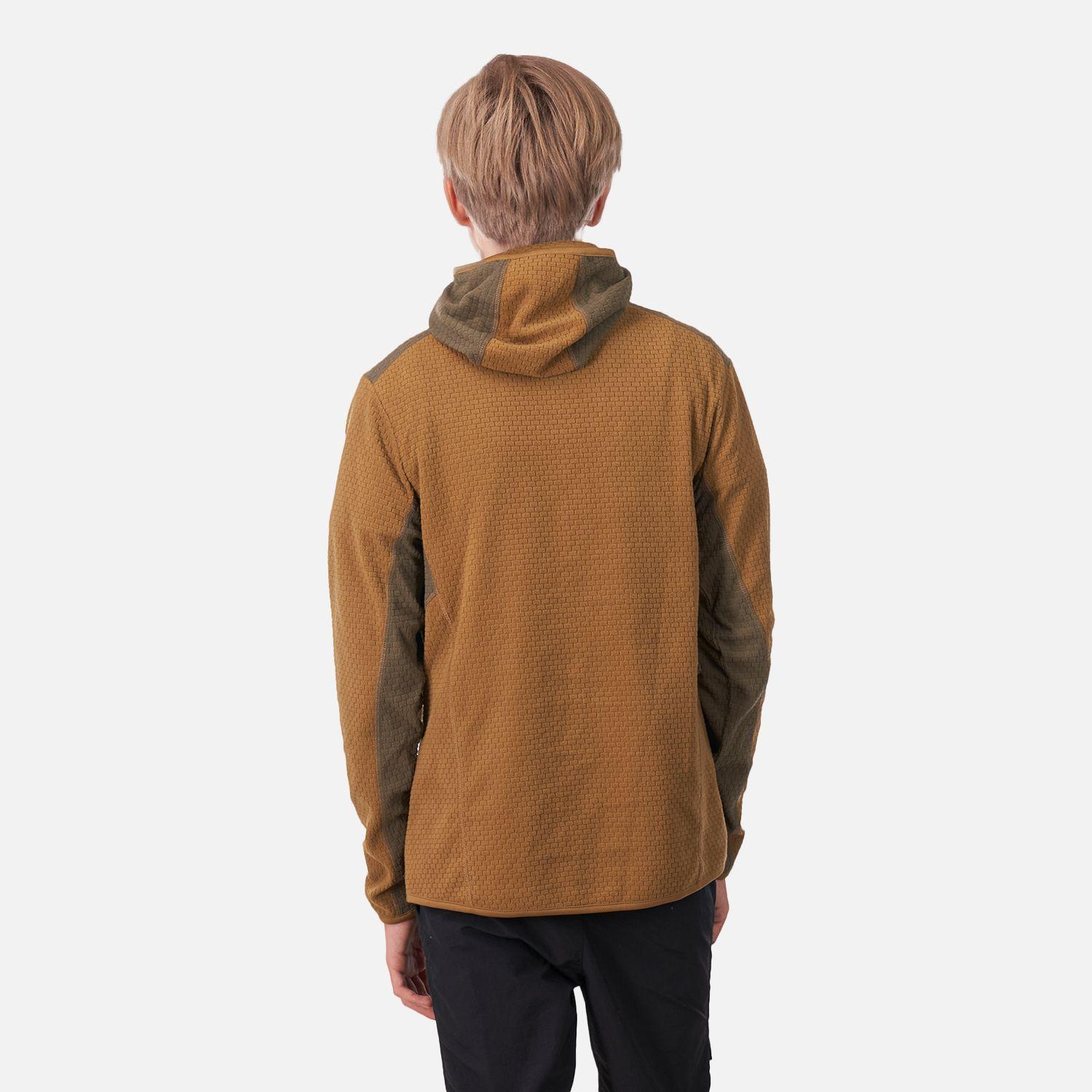 Poleron Teen Boy Mild Nano-F 14 Zip Hoody Café Pardo Lippi-2