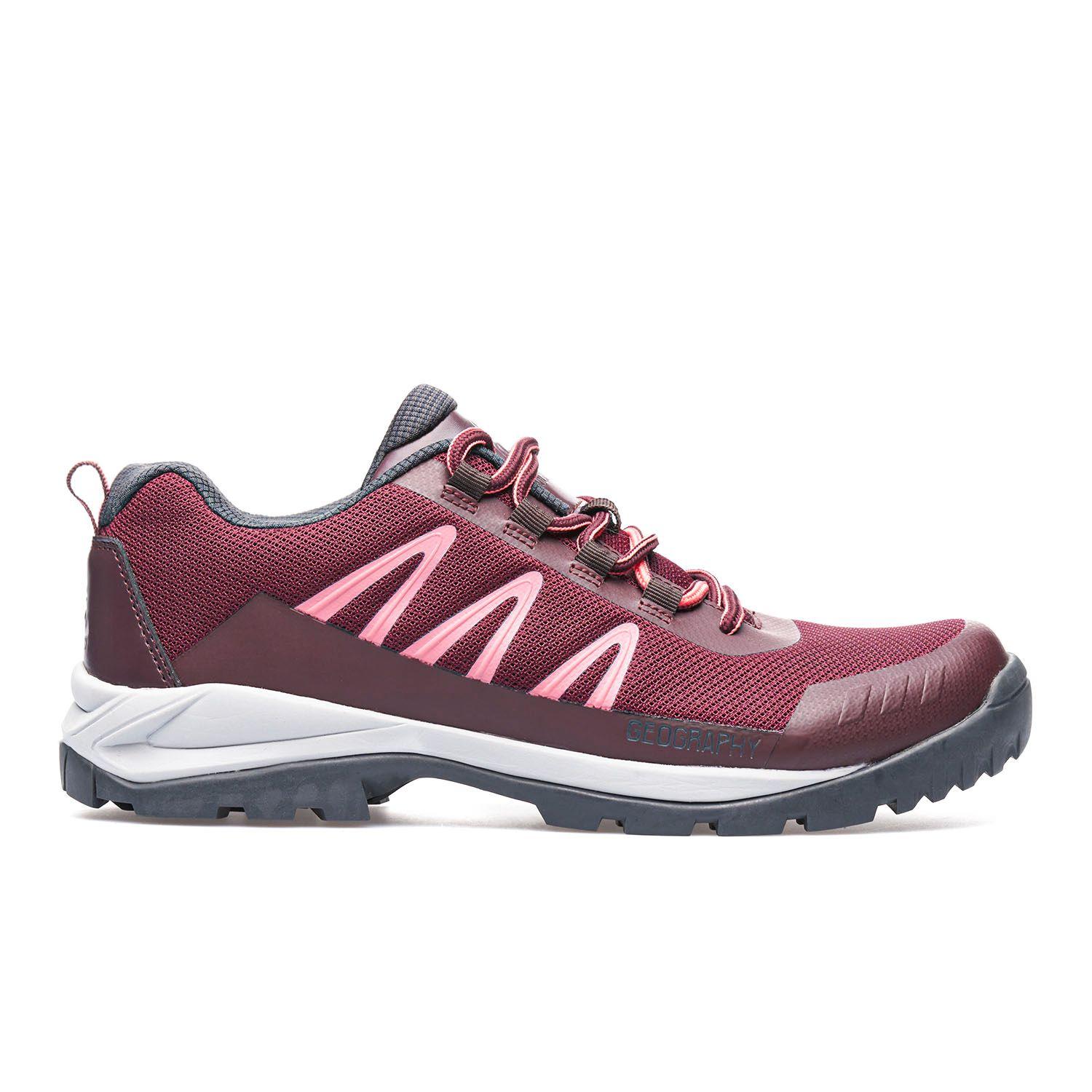 Zapatilla Mujer Lizard Burdeo Geography-0