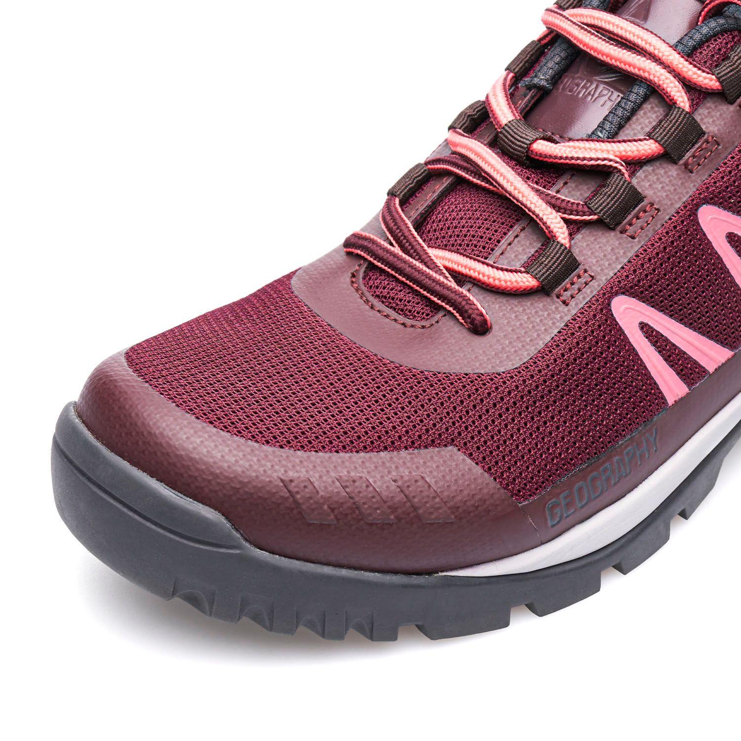 Zapatilla Mujer Lizard Burdeo Geography-6