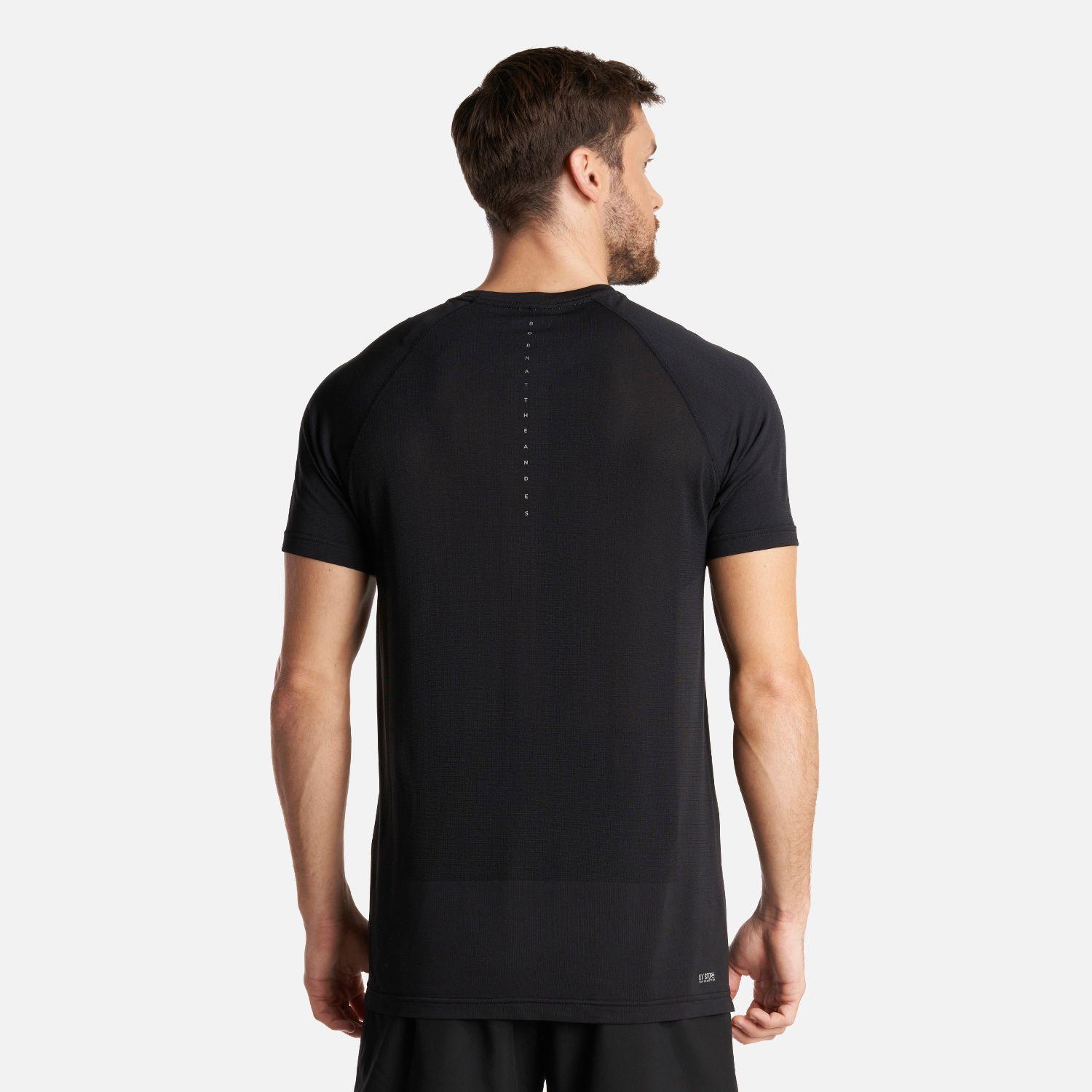 Polera Hombre Essential Sport T-Shirt Negro Lippi I24-3