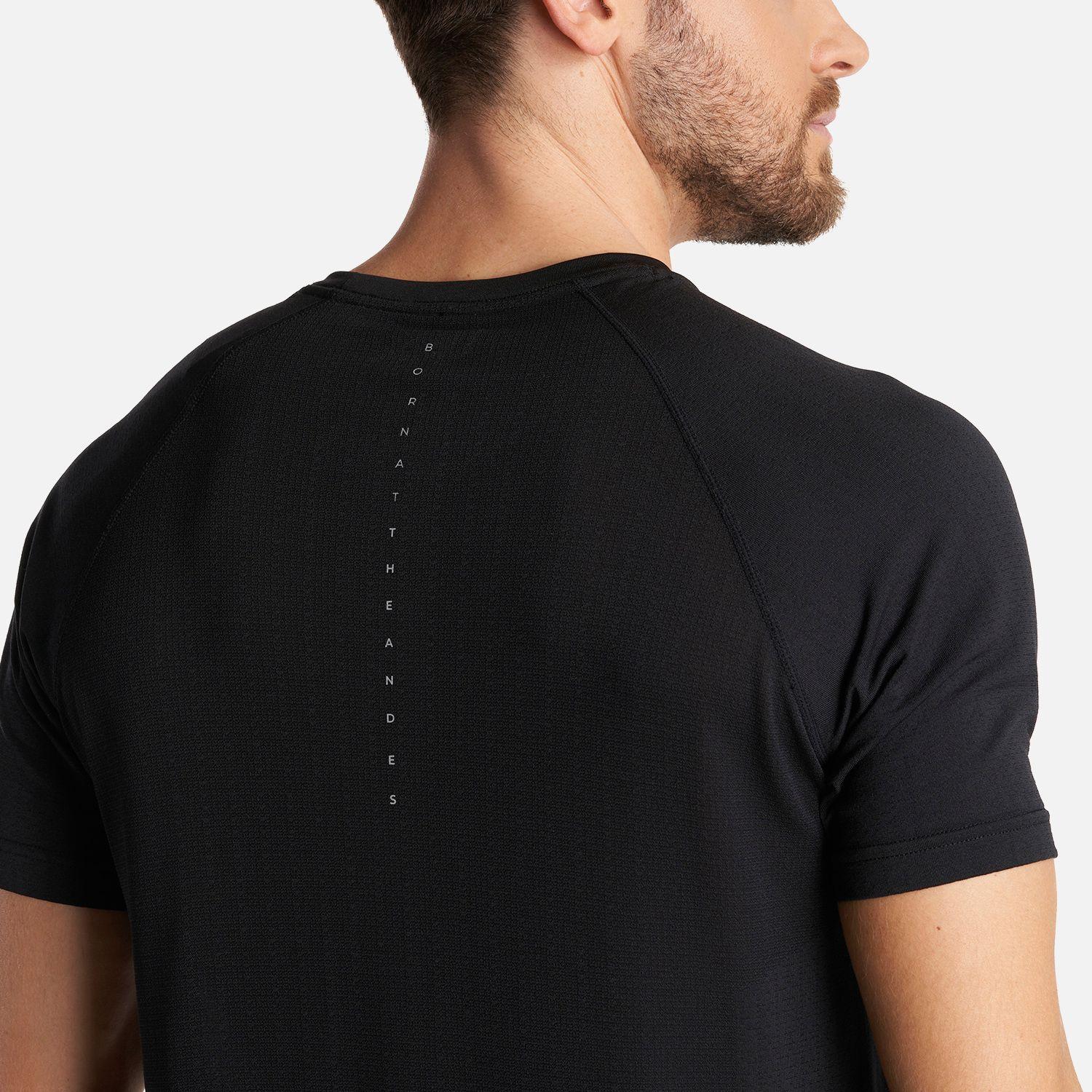 Polera Hombre Essential Sport T-Shirt Negro Lippi I24-5