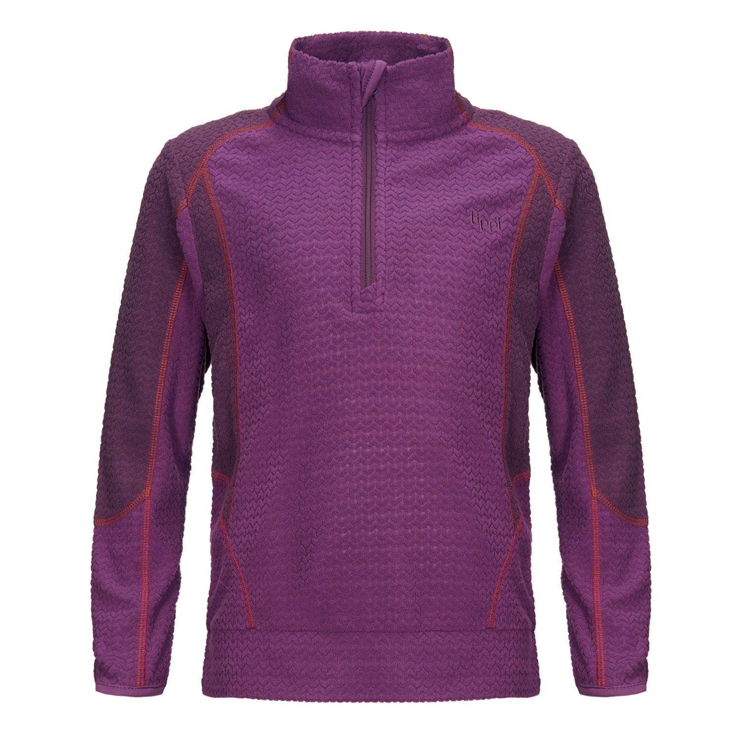 Poleron Niña Saltamontes Nano-F 14 Zip Purpura Claro Lippi-0